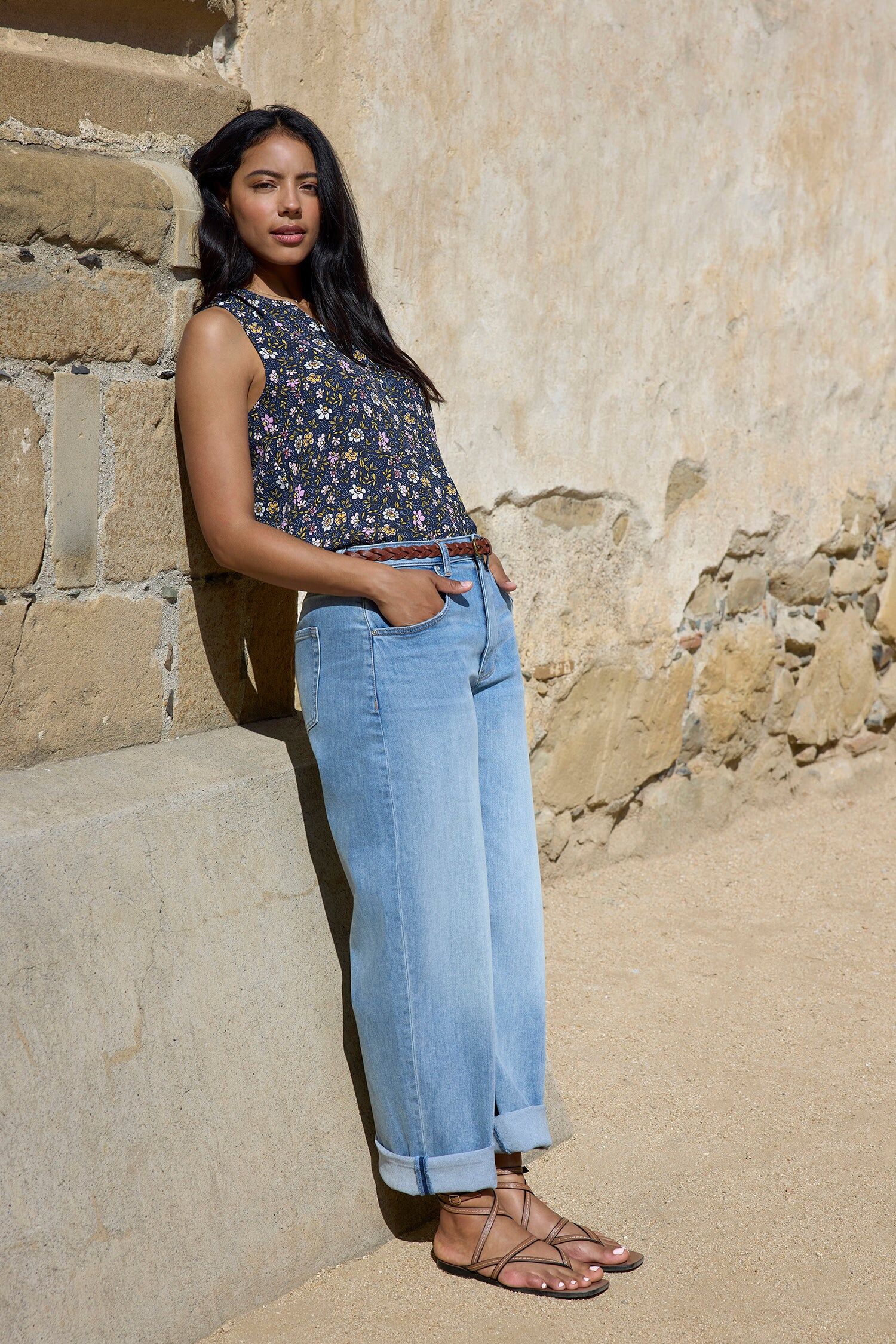 renee baggy wide leg jeans santiago sea 1