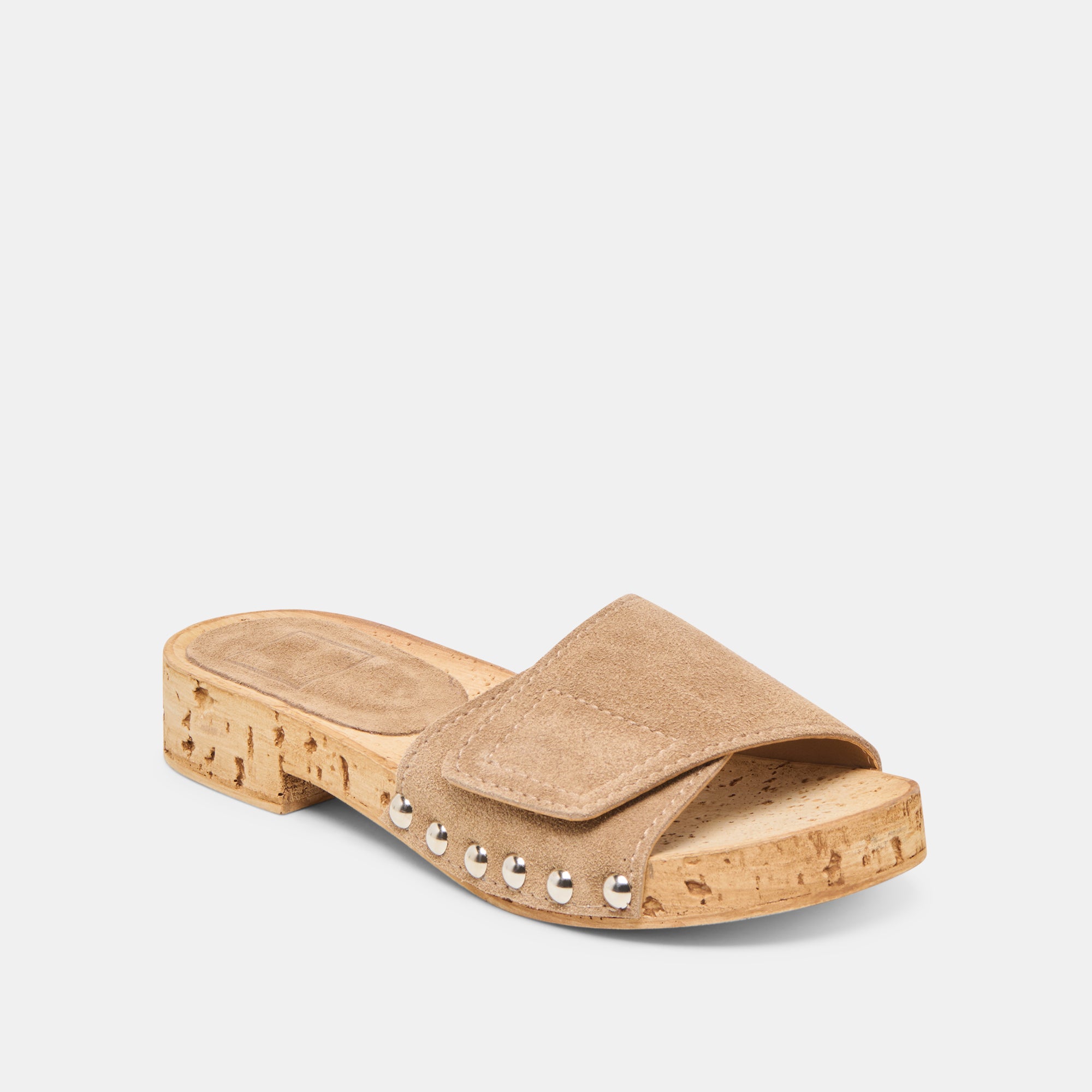 sandy sandals taupe suede 2