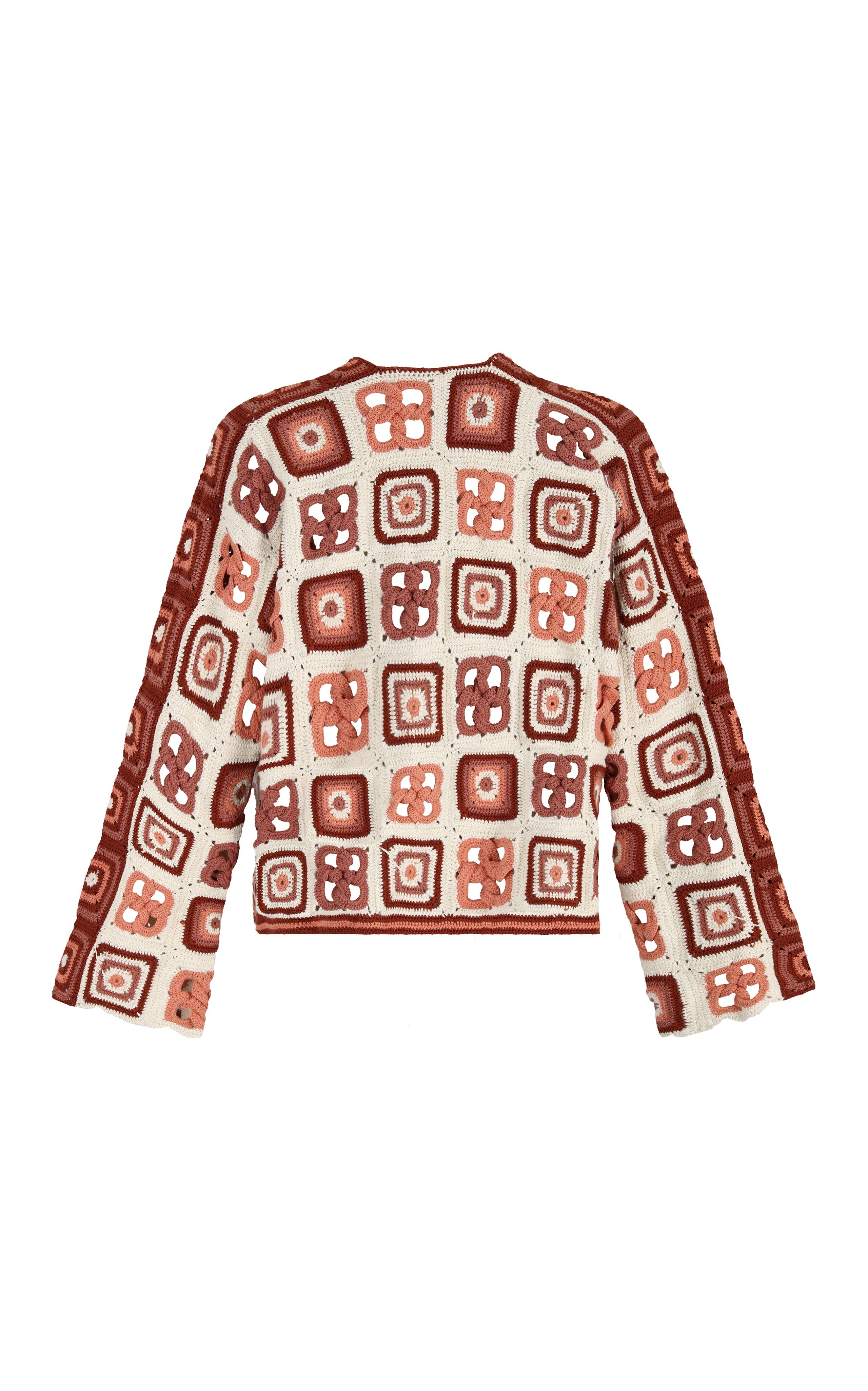 santeria cardigan ivorybrown 2