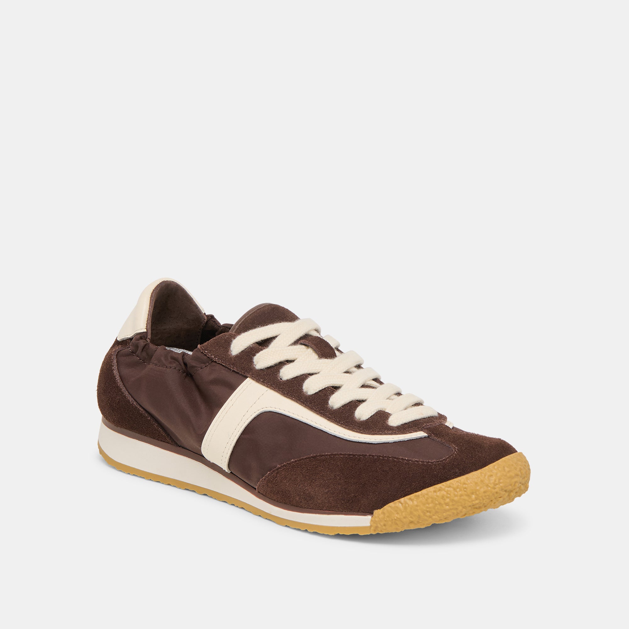 sariya sneakers dk brown nylon 3