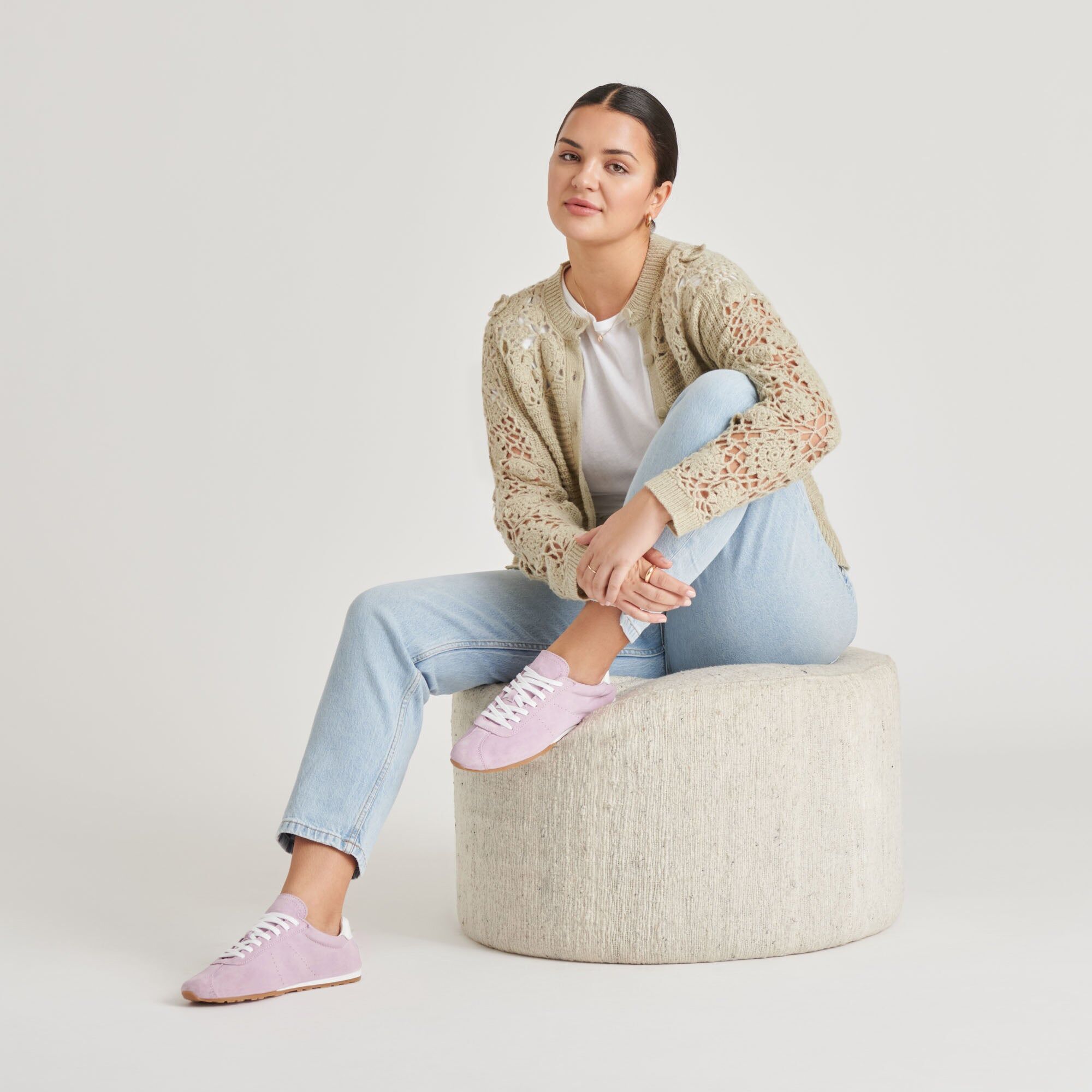 serina sneakers lavender suede 2