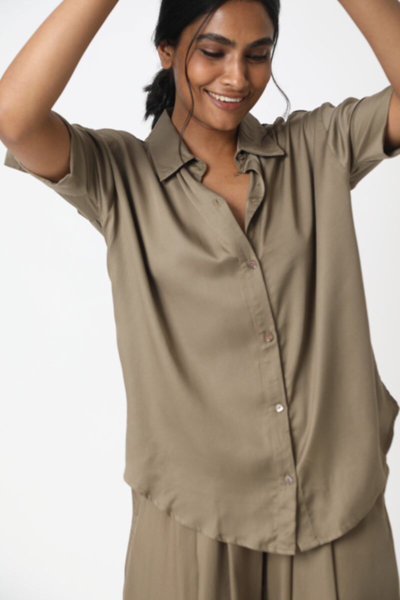short sleeve boyfriend shirt 2