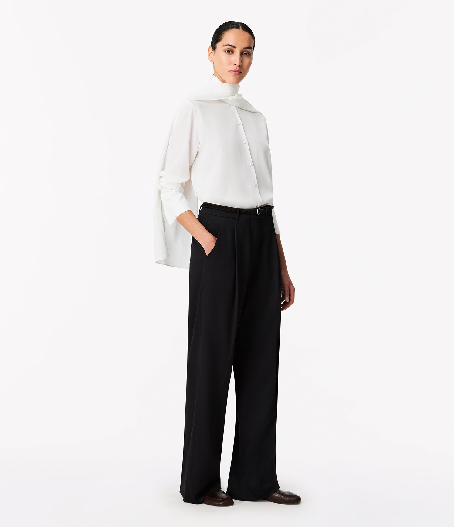 signature bow blouse off white 3