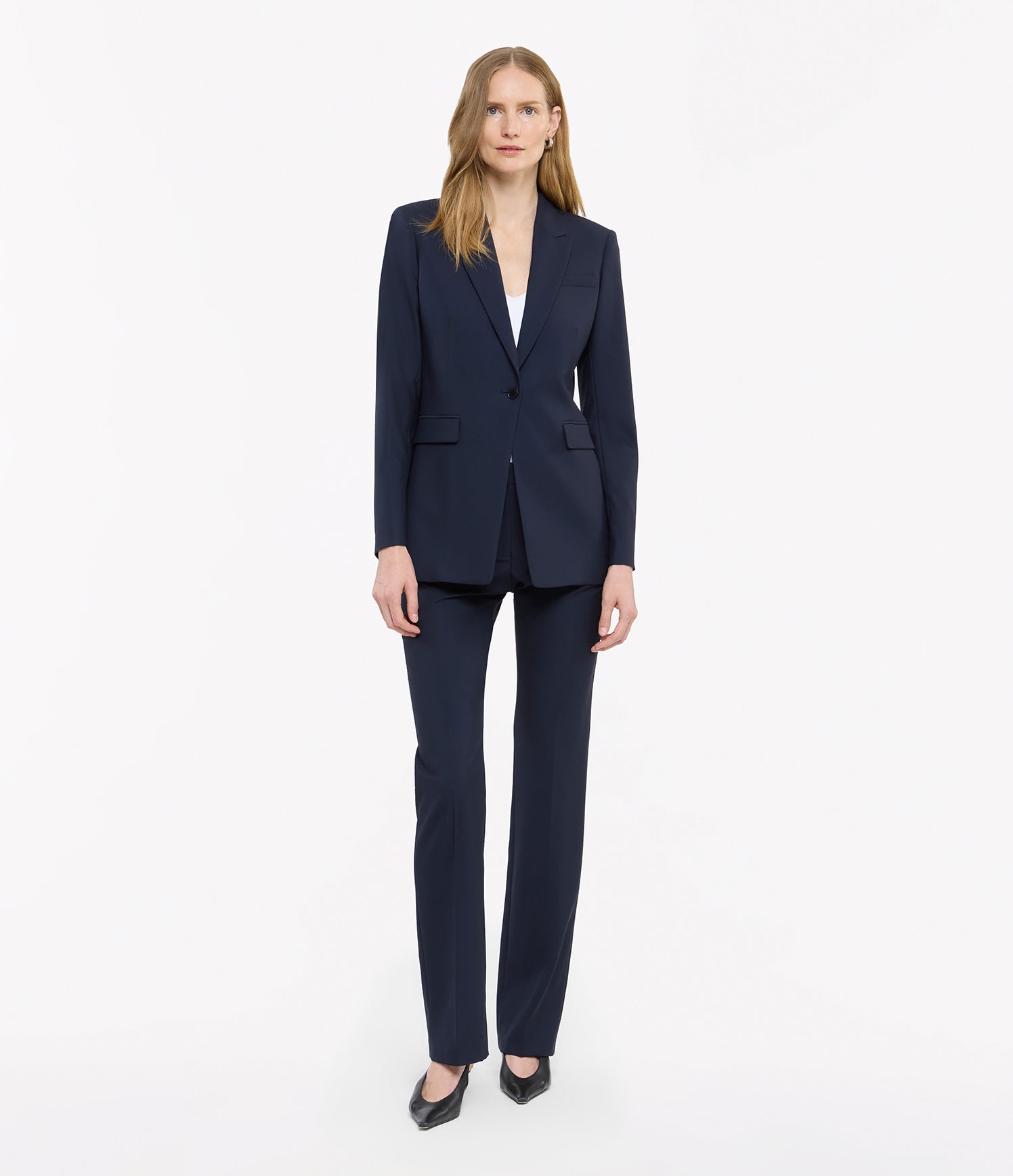 single button jacket navy 1