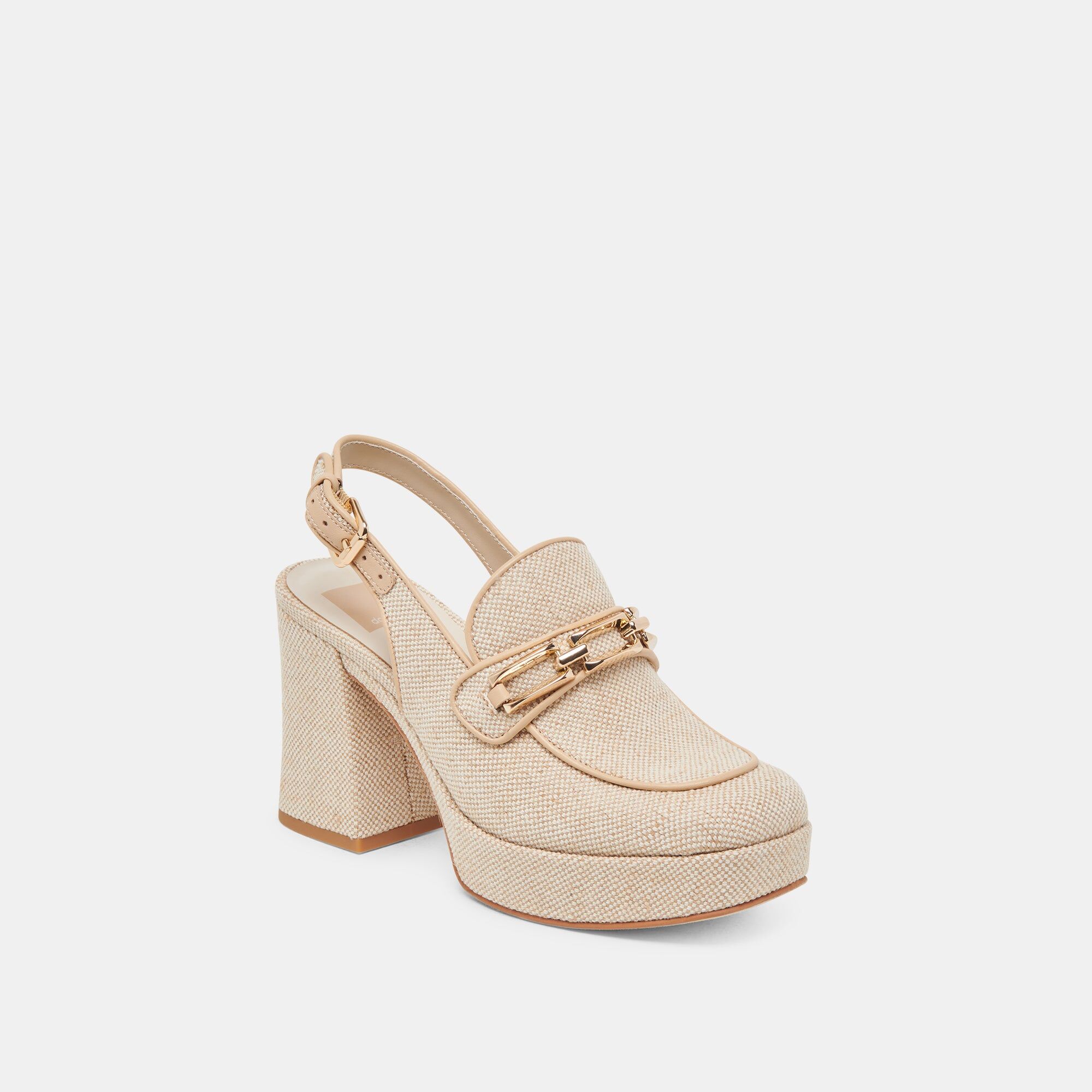 sirus heels sandstone woven 3