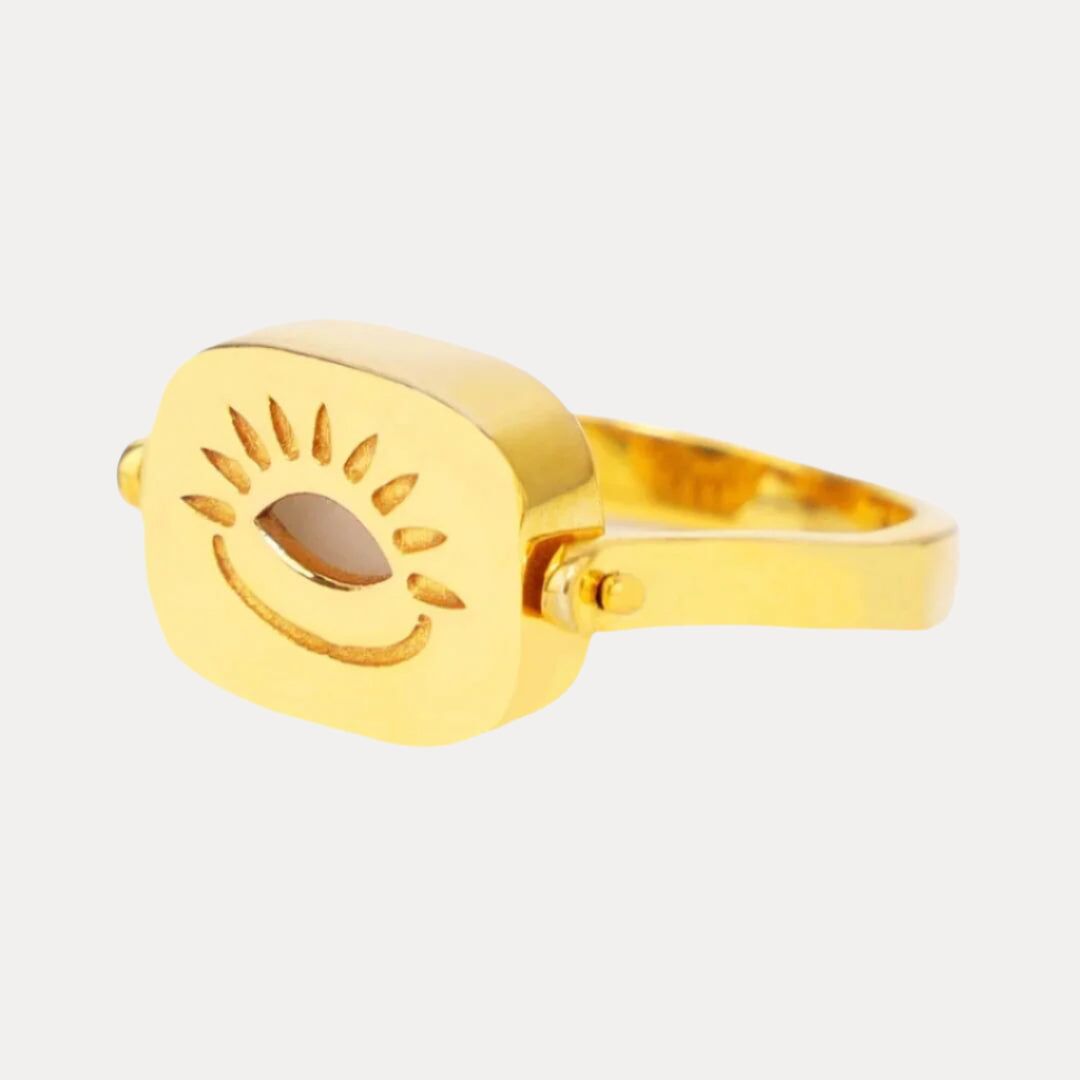 spinner ring moonstone 3