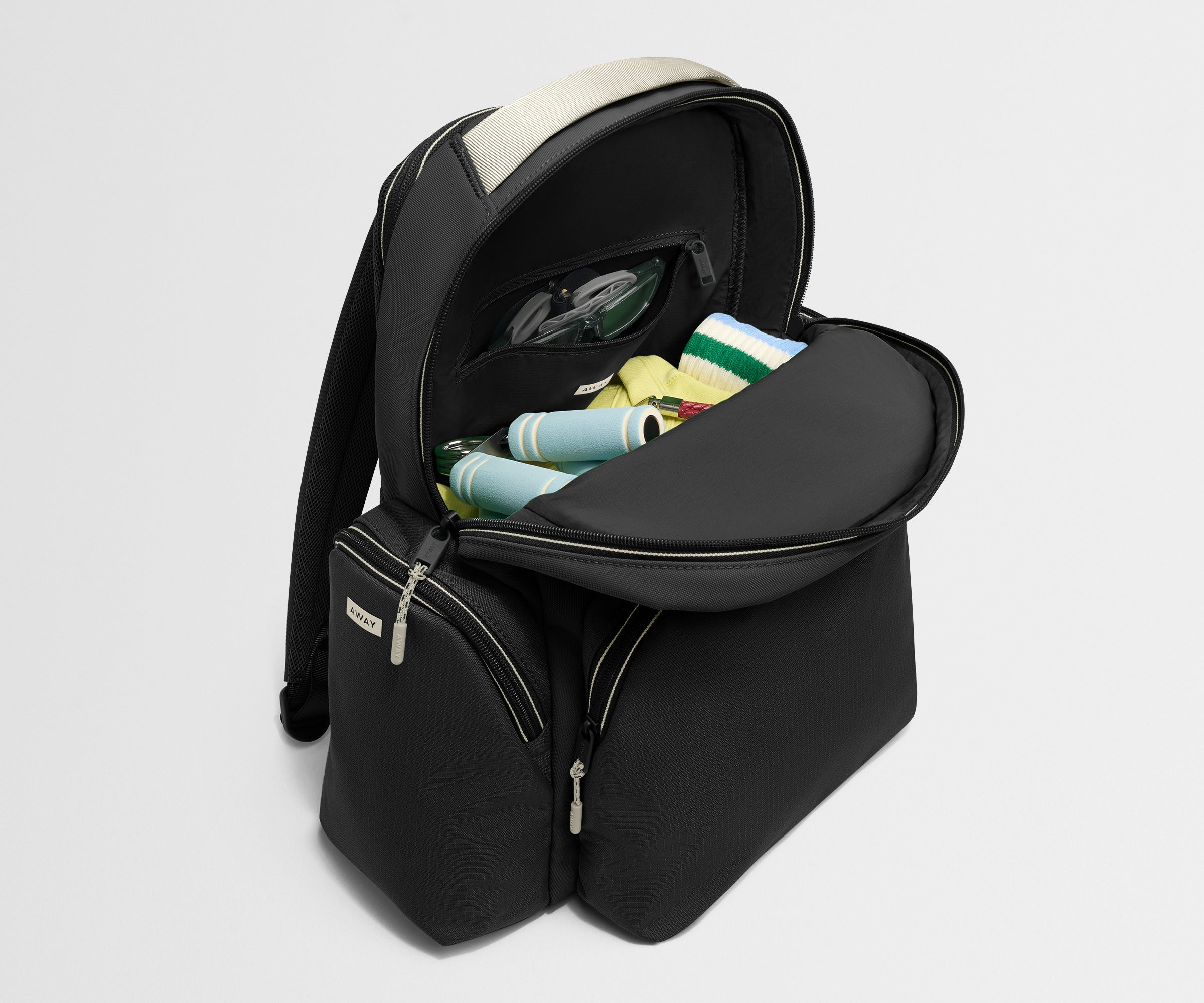 sport backpack in jet black 3