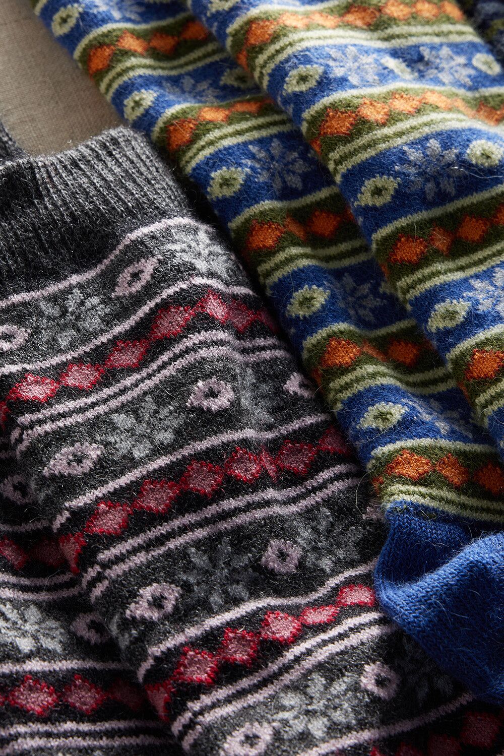 starry stripe alpaca socks 2