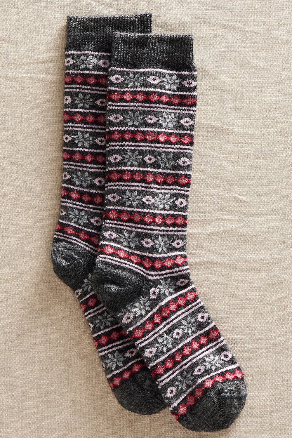 starry stripe alpaca socks 3