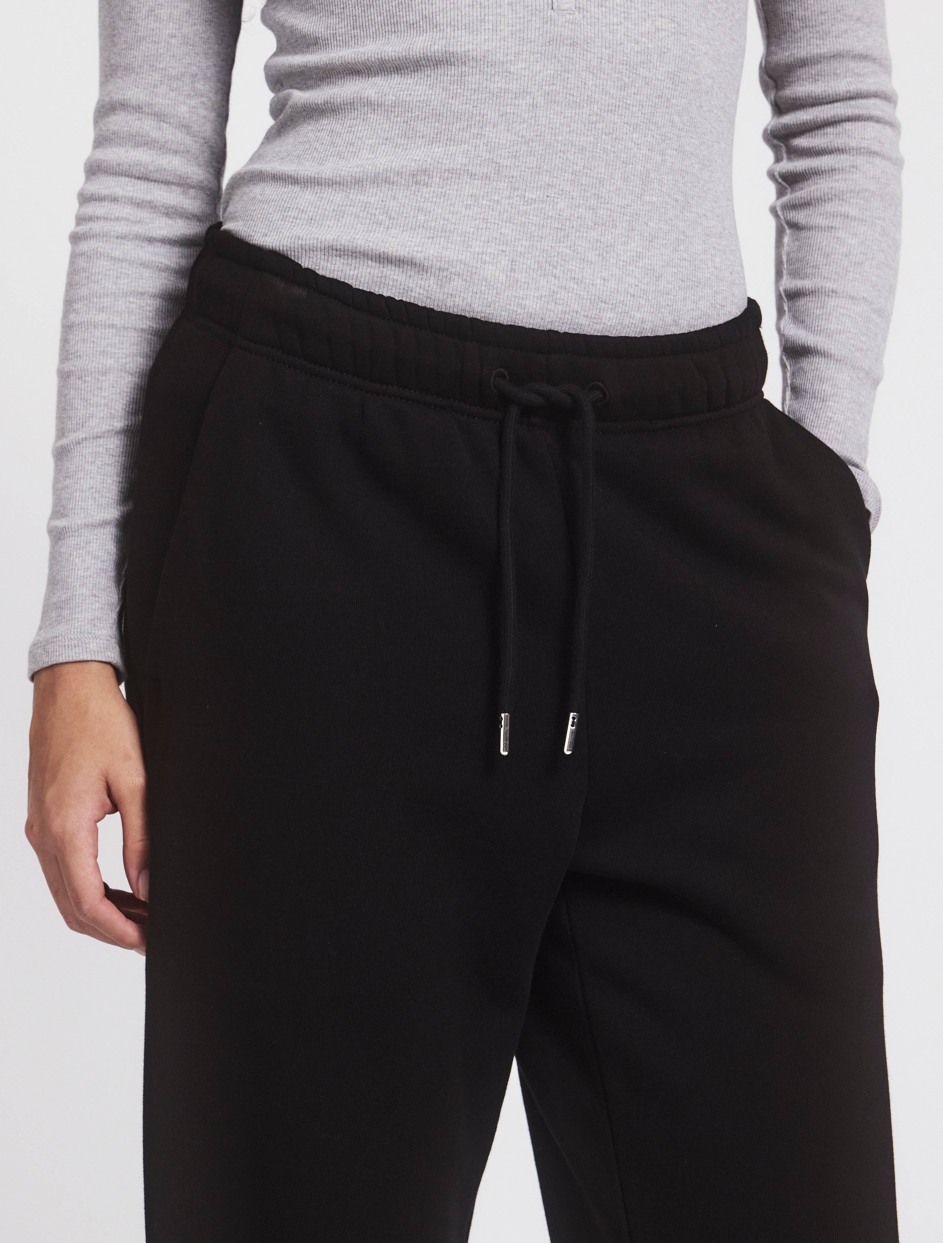 straight leg sweatpant in black 3