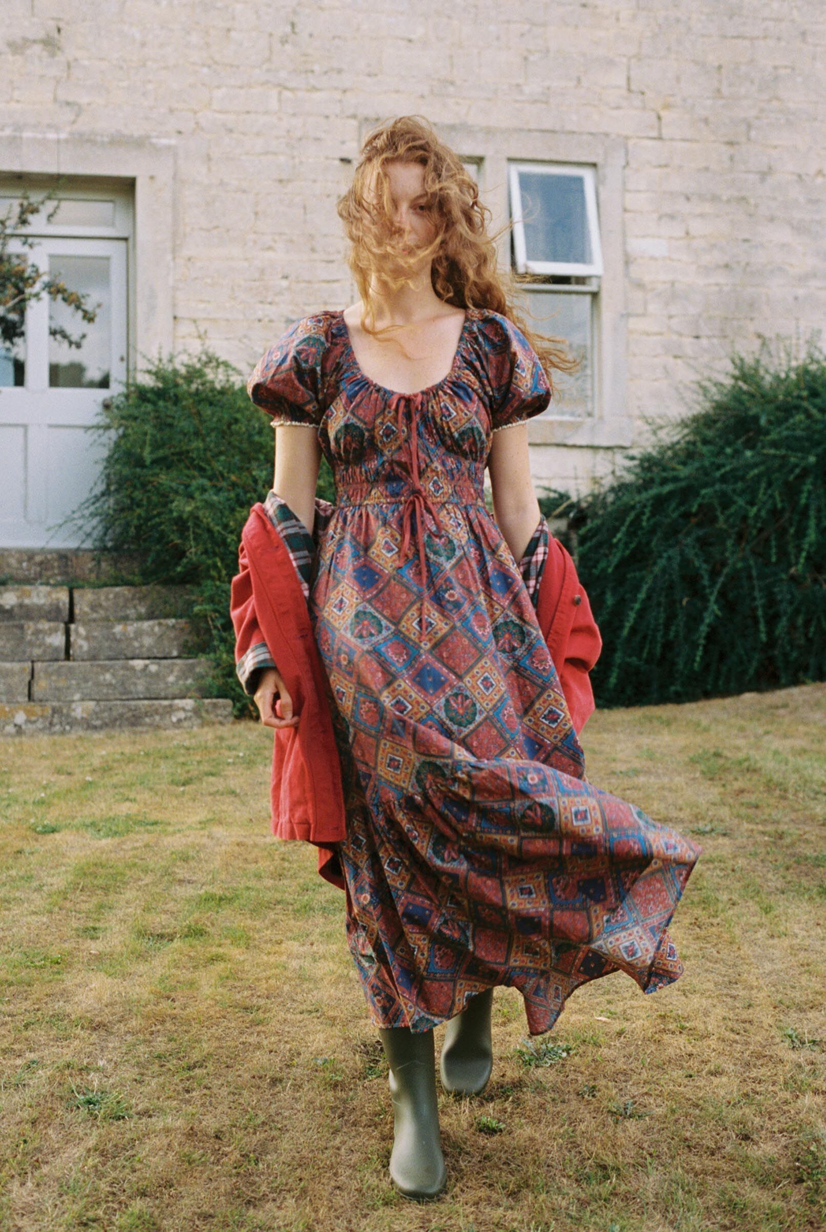 the brynne dress ruby patchwork 1