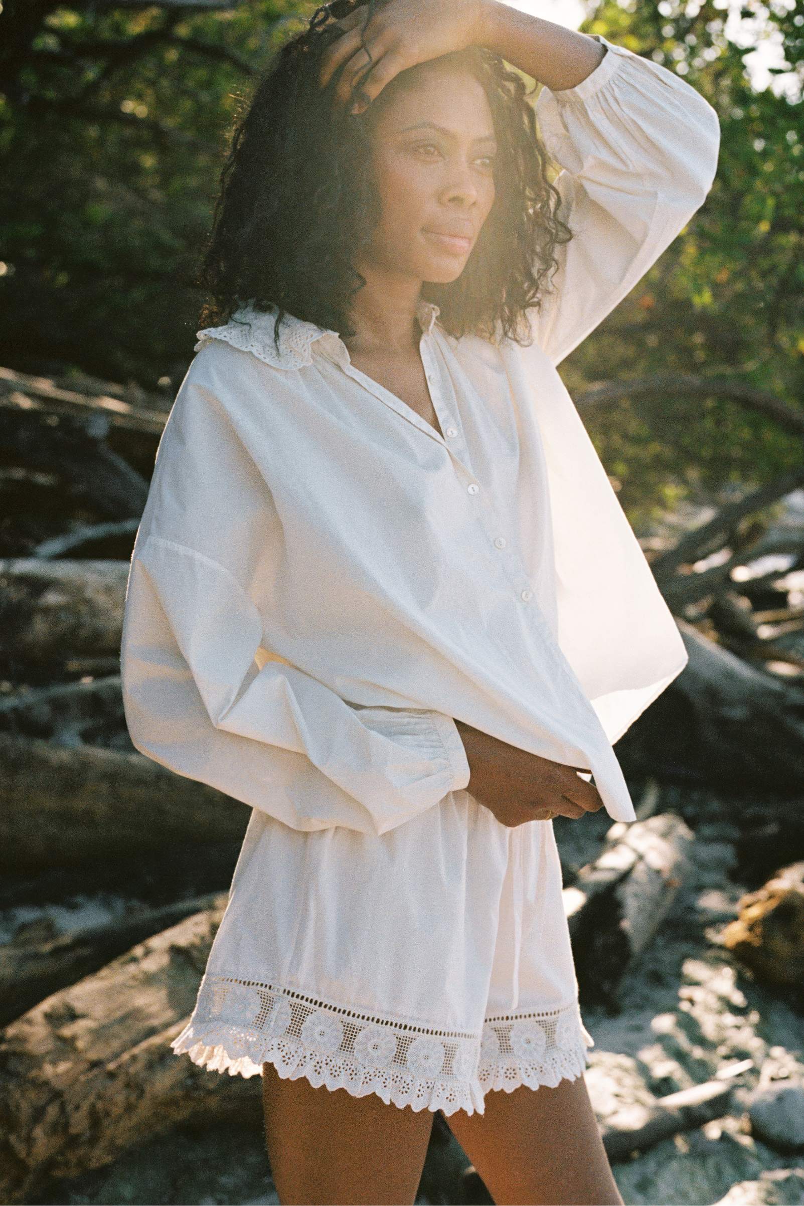 the cassia short pearl embroider 3