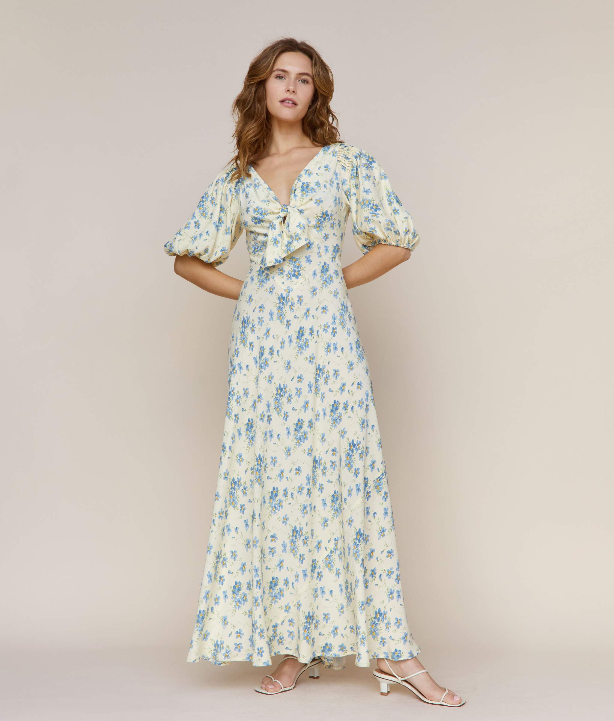 the honey dress lilies in bloom silk 1