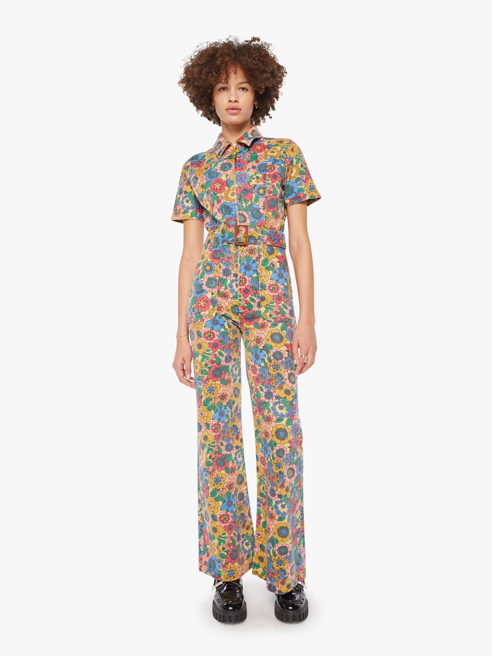 the hustler roller jumpsuit heel track and flower fields 2