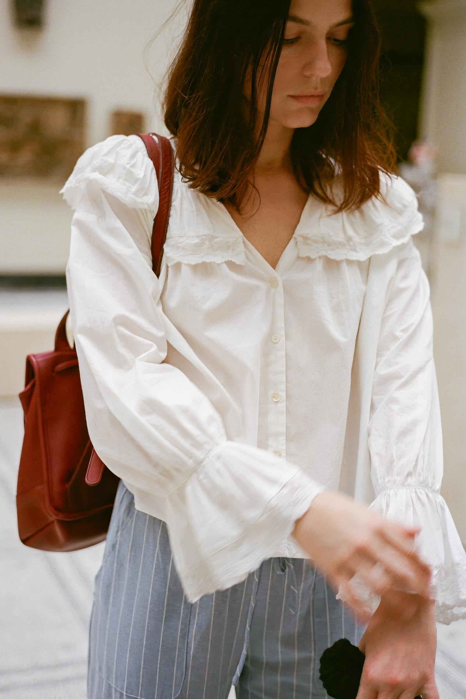 the judy blouse alabaster 1