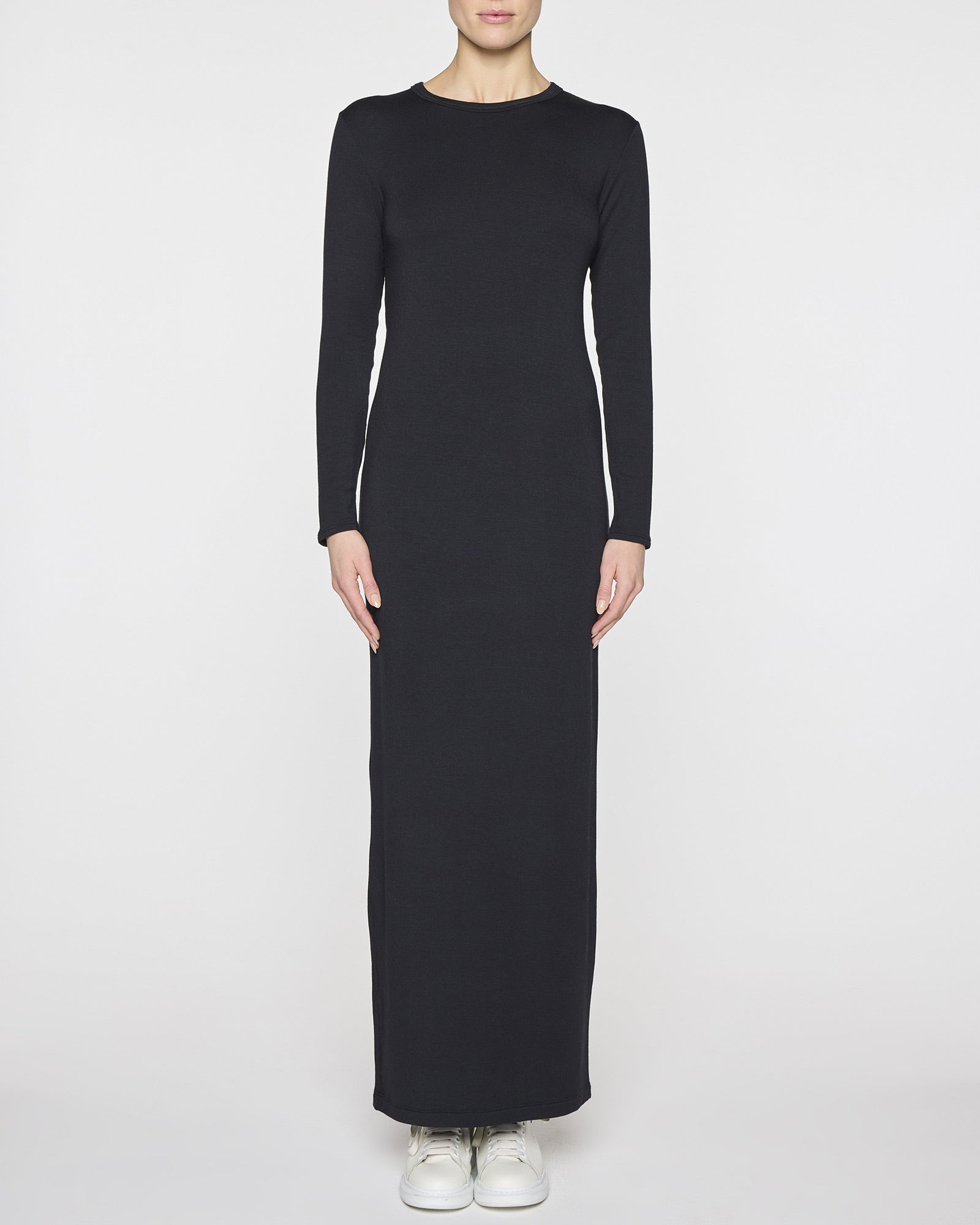 the long sleeve crew dress 3