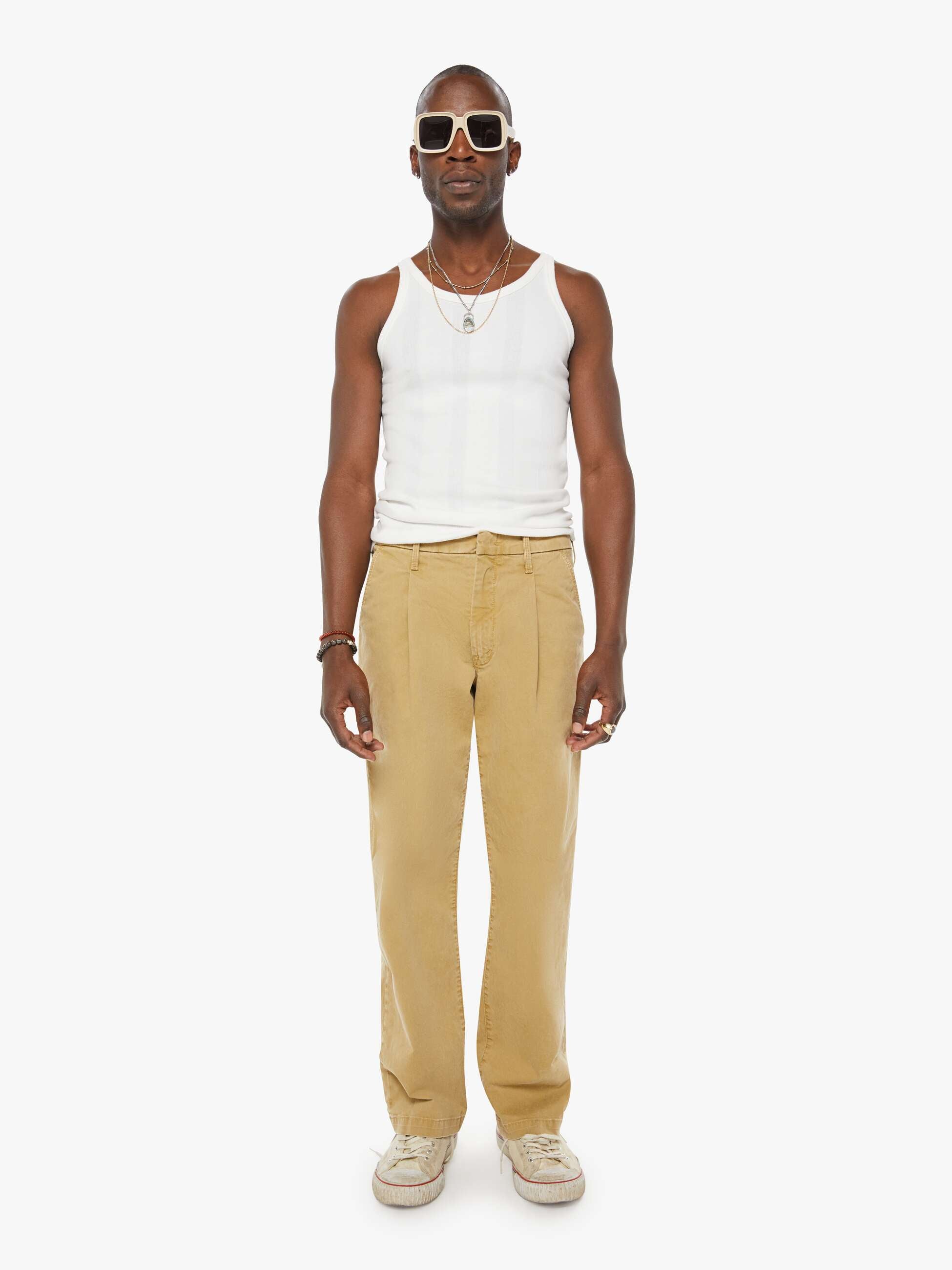 the pleated big shot prep khaki 2
