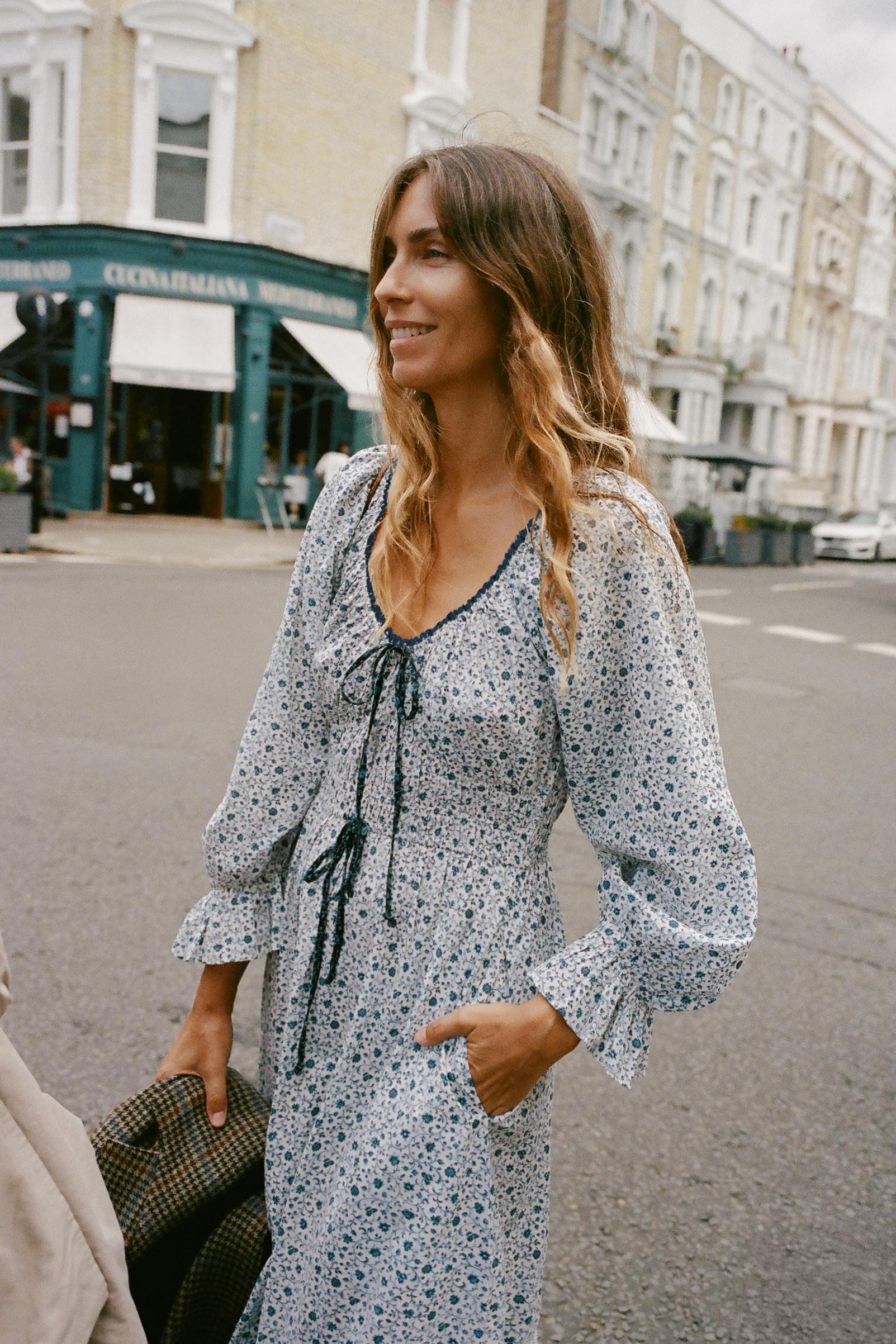 the raquel dress petites chrysanthemum vine 2