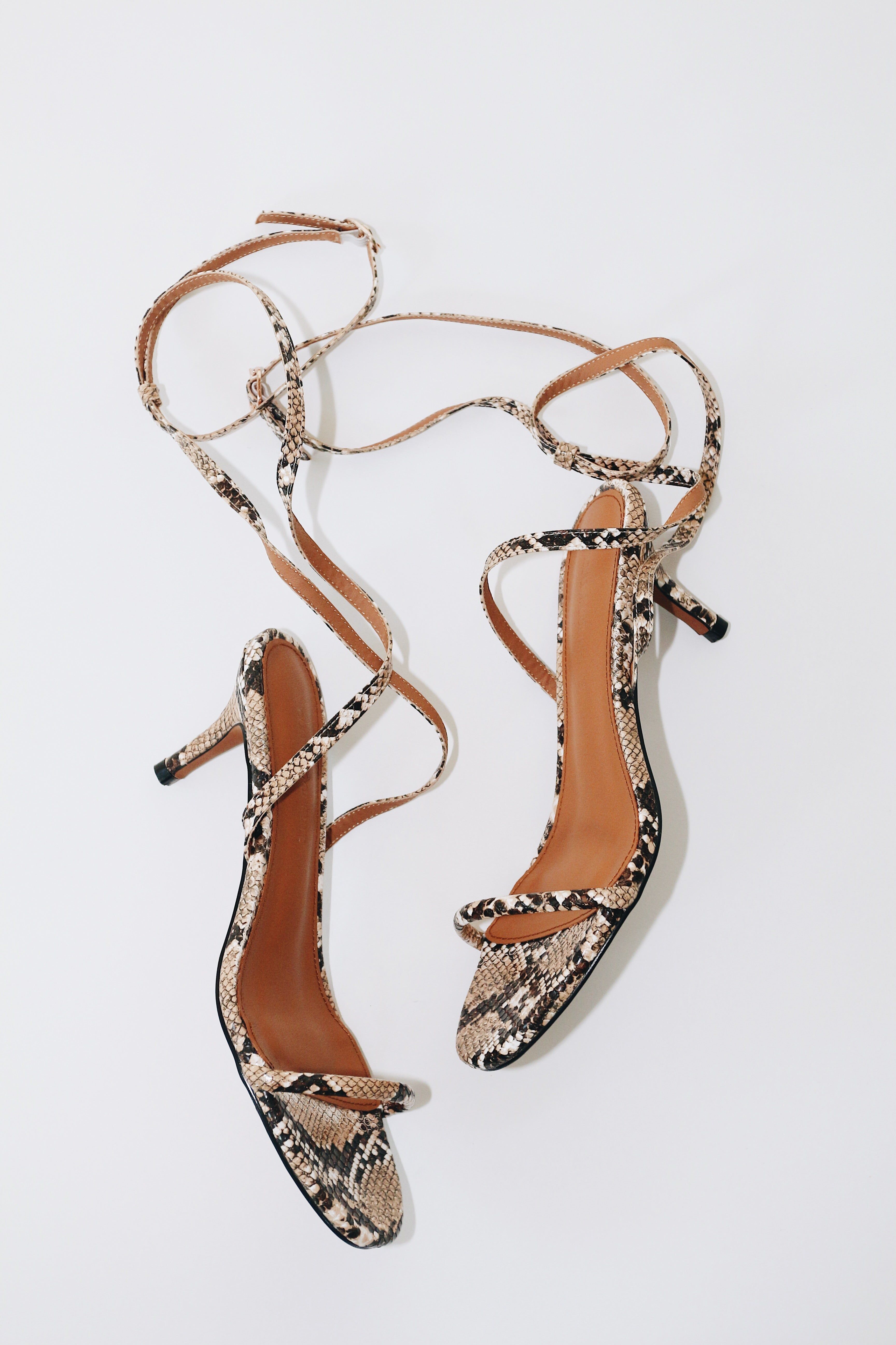 tonia tan snake kitten heel sandal 60 mm 2