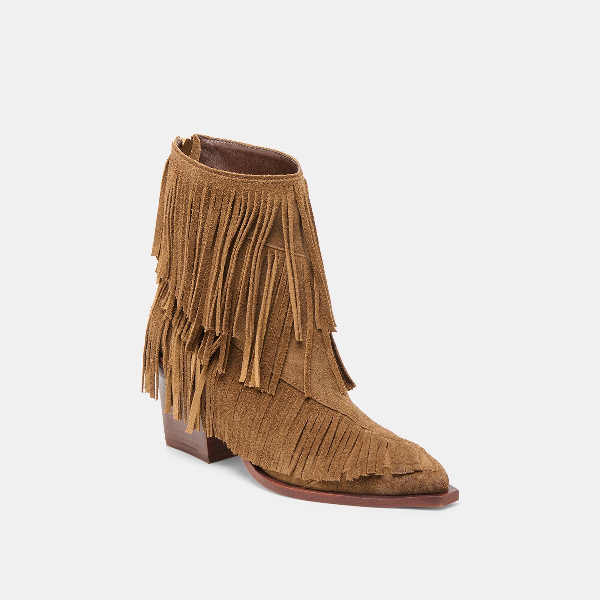 torey booties chestnut suede 2