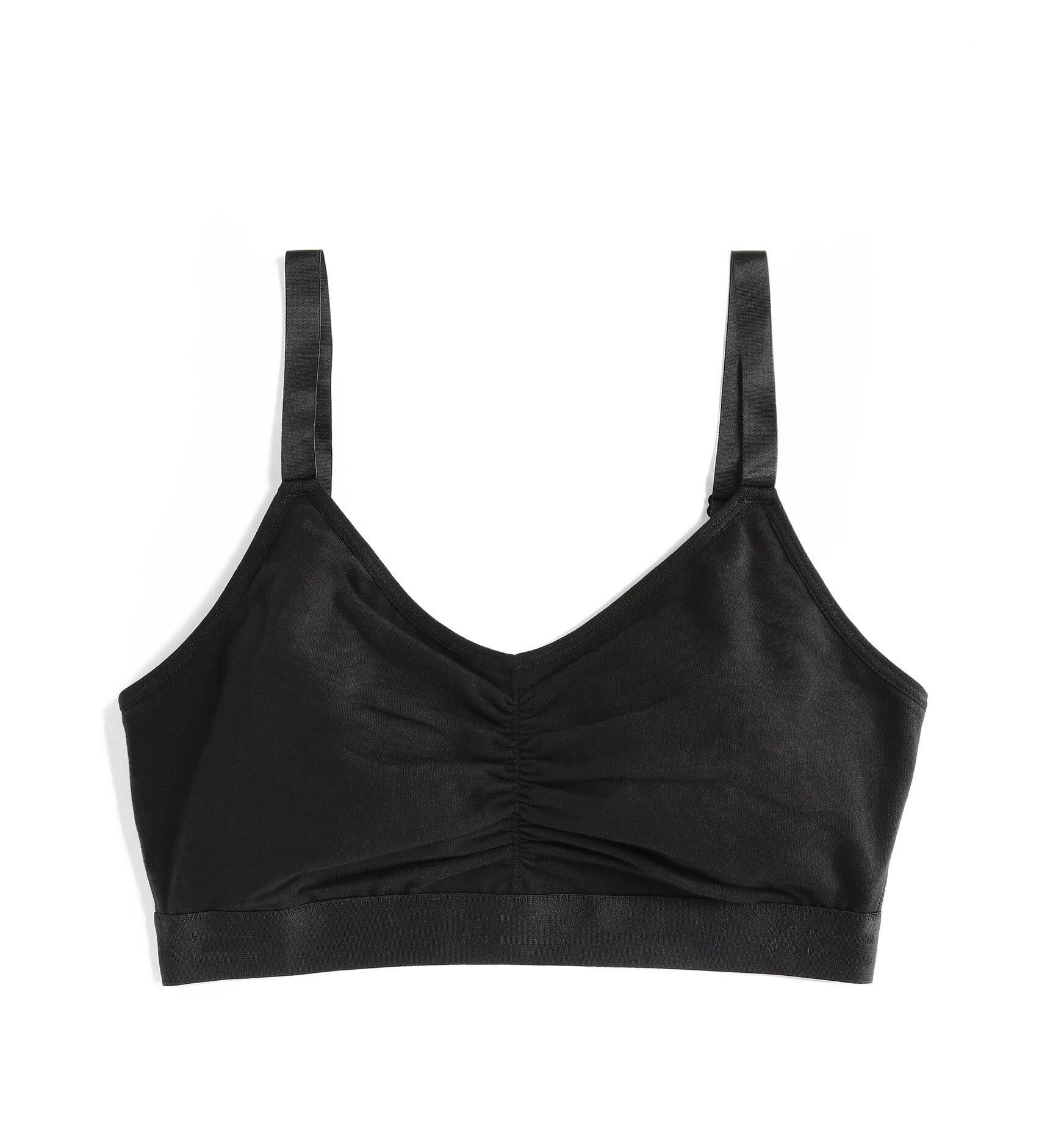v neck bralette x black 1