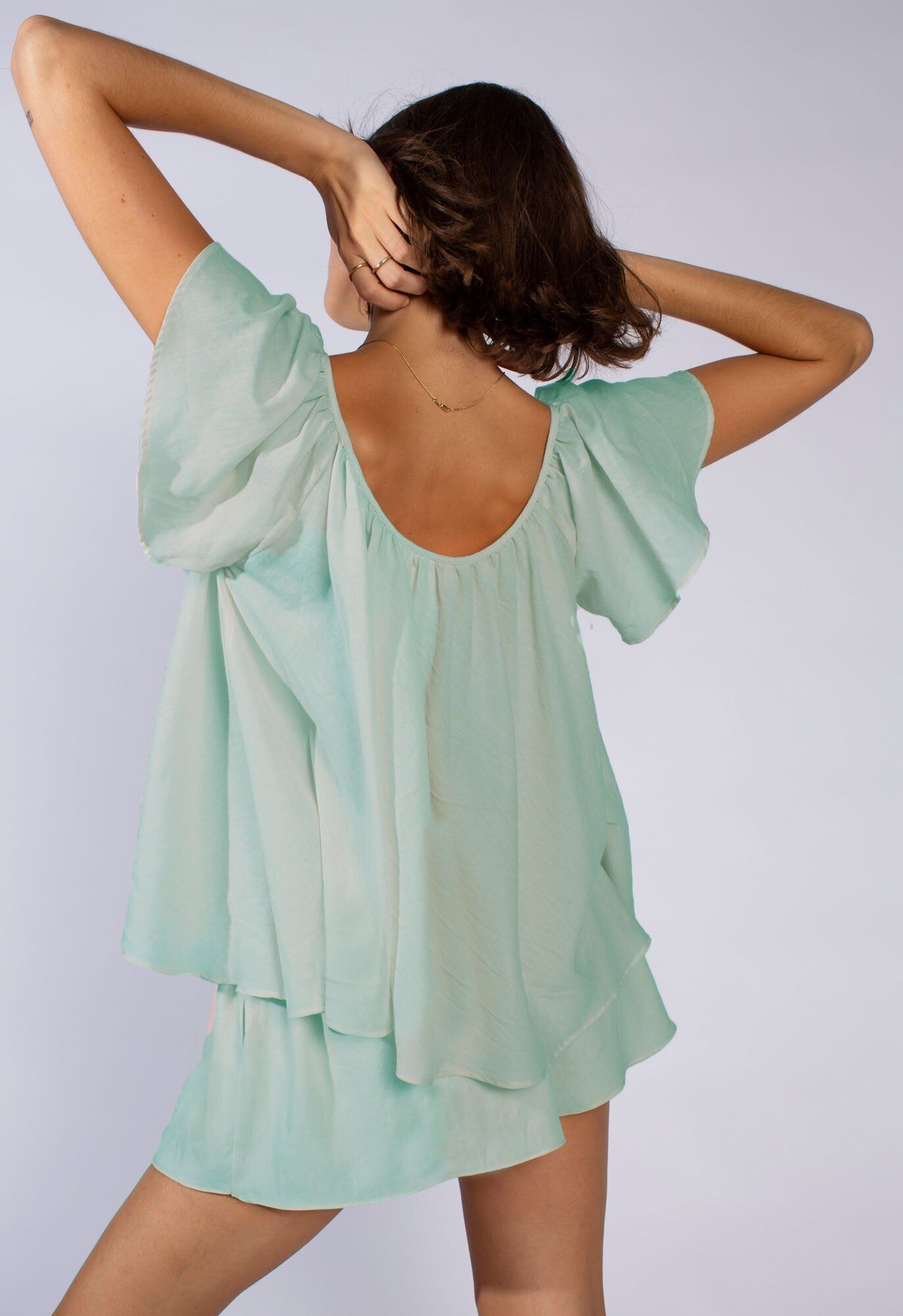 vespa short in aqua 2