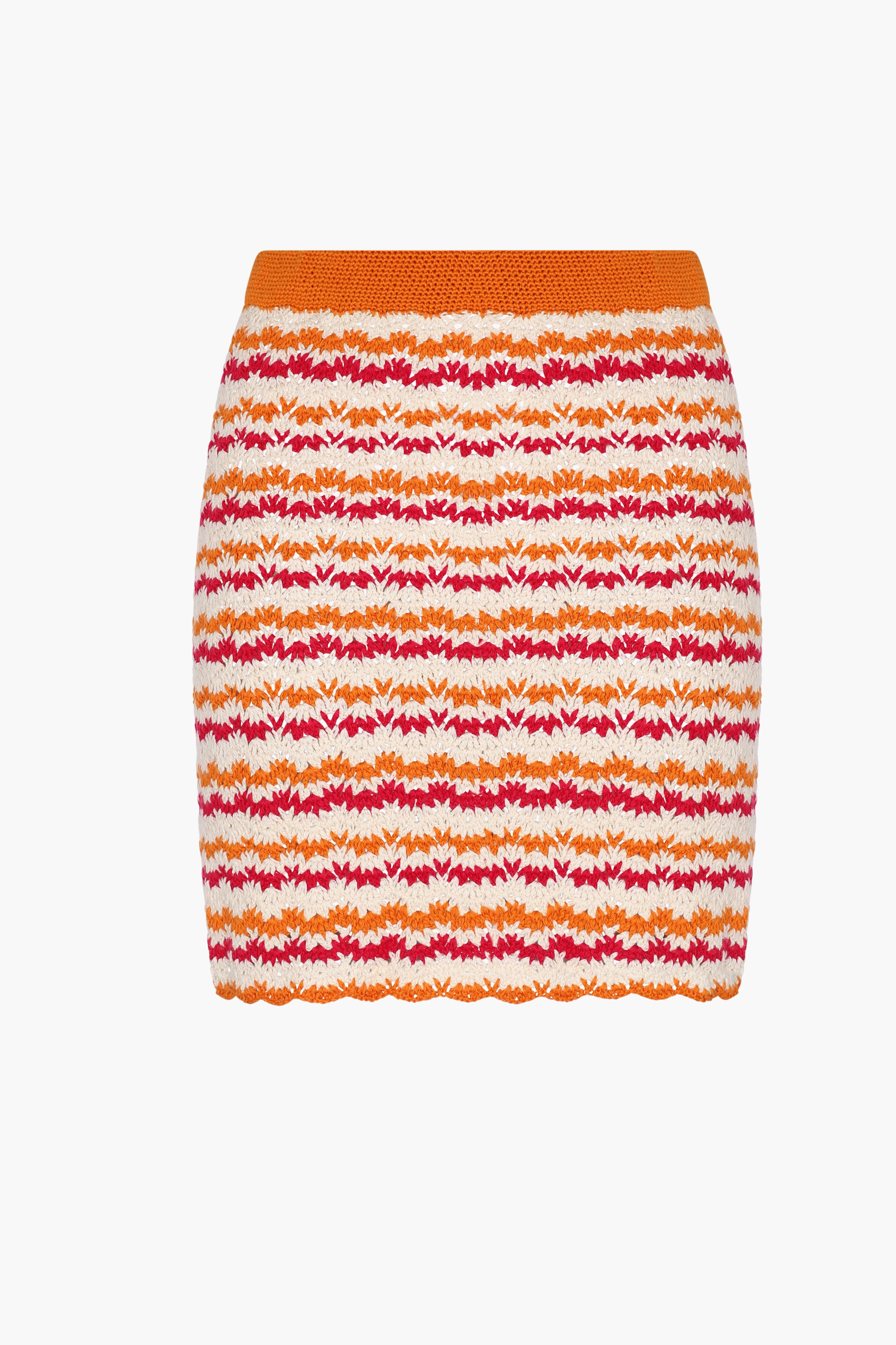 wayra mini skirt orange tangerine 1