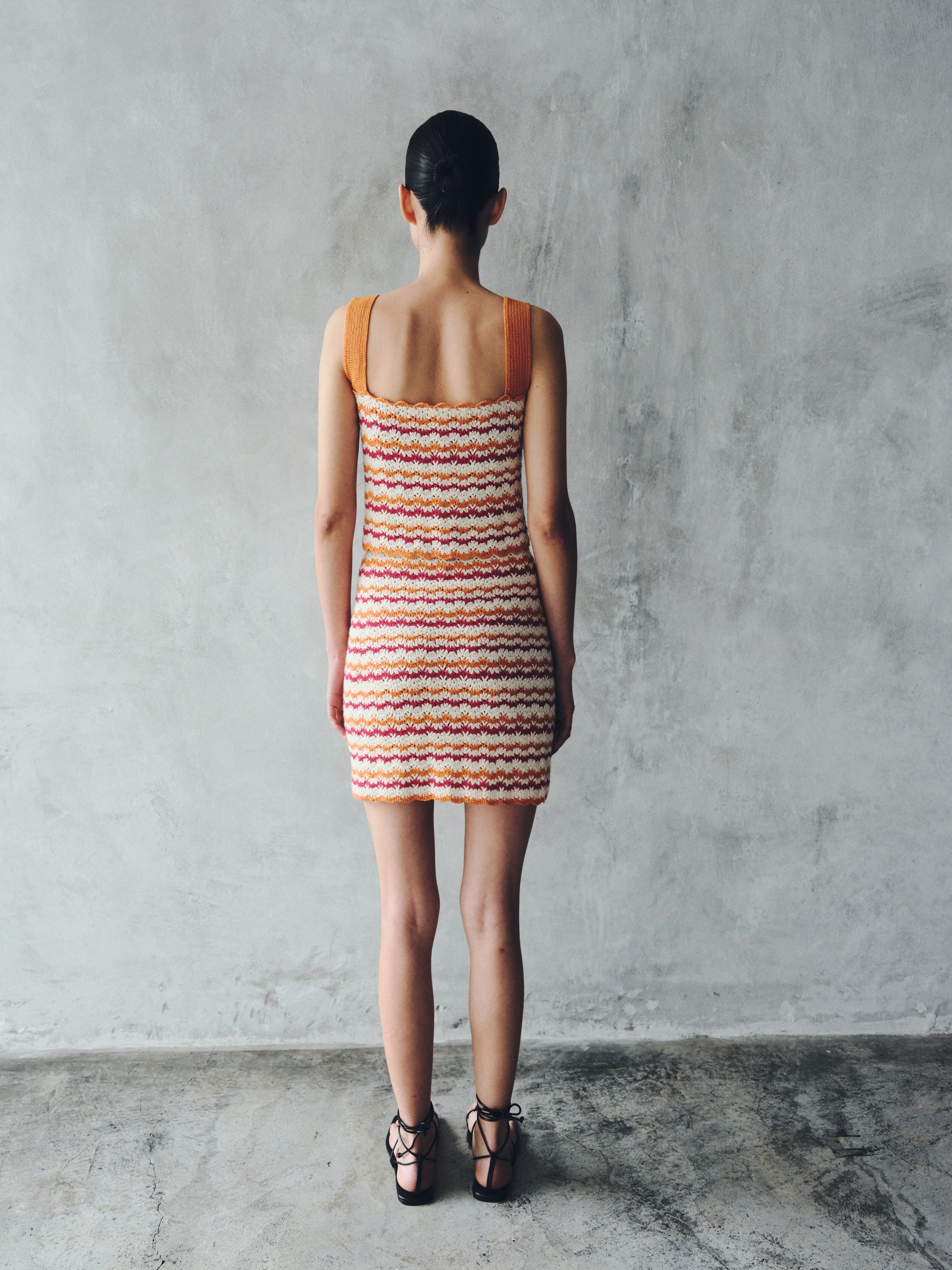 wayra mini skirt orange tangerine 3