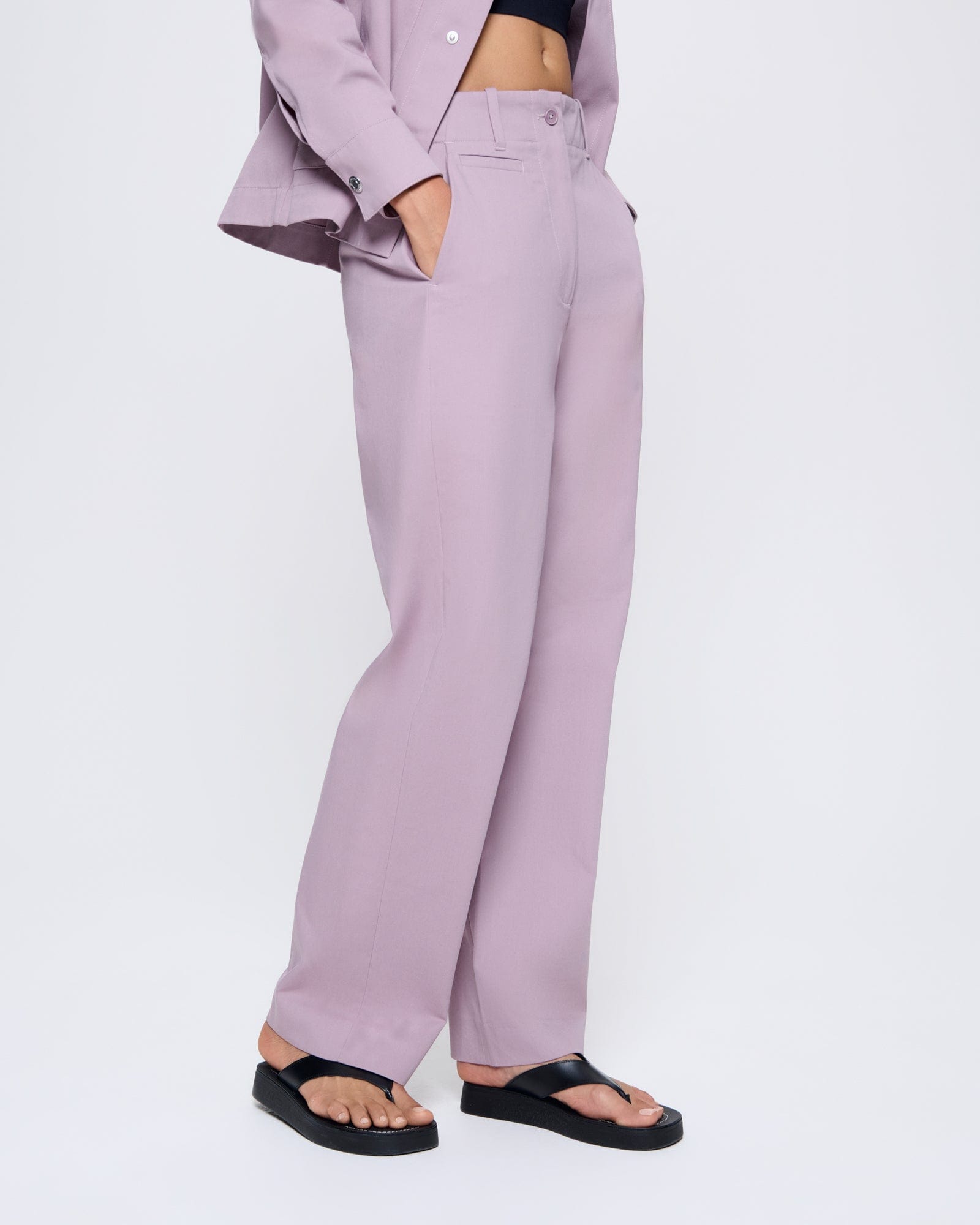 womens dna utility trousersraisin purple 3