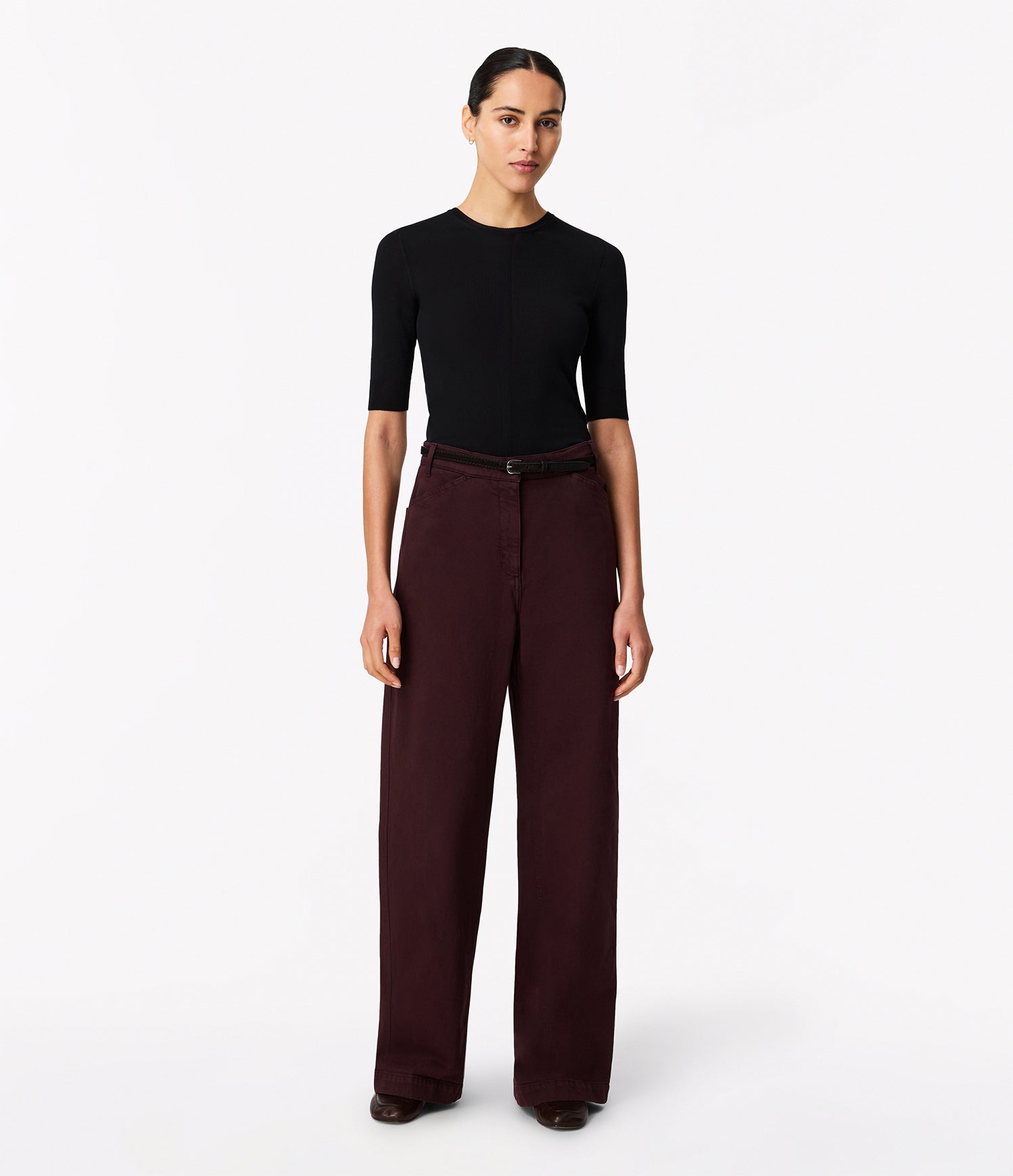 workwear pant overdye plum 1