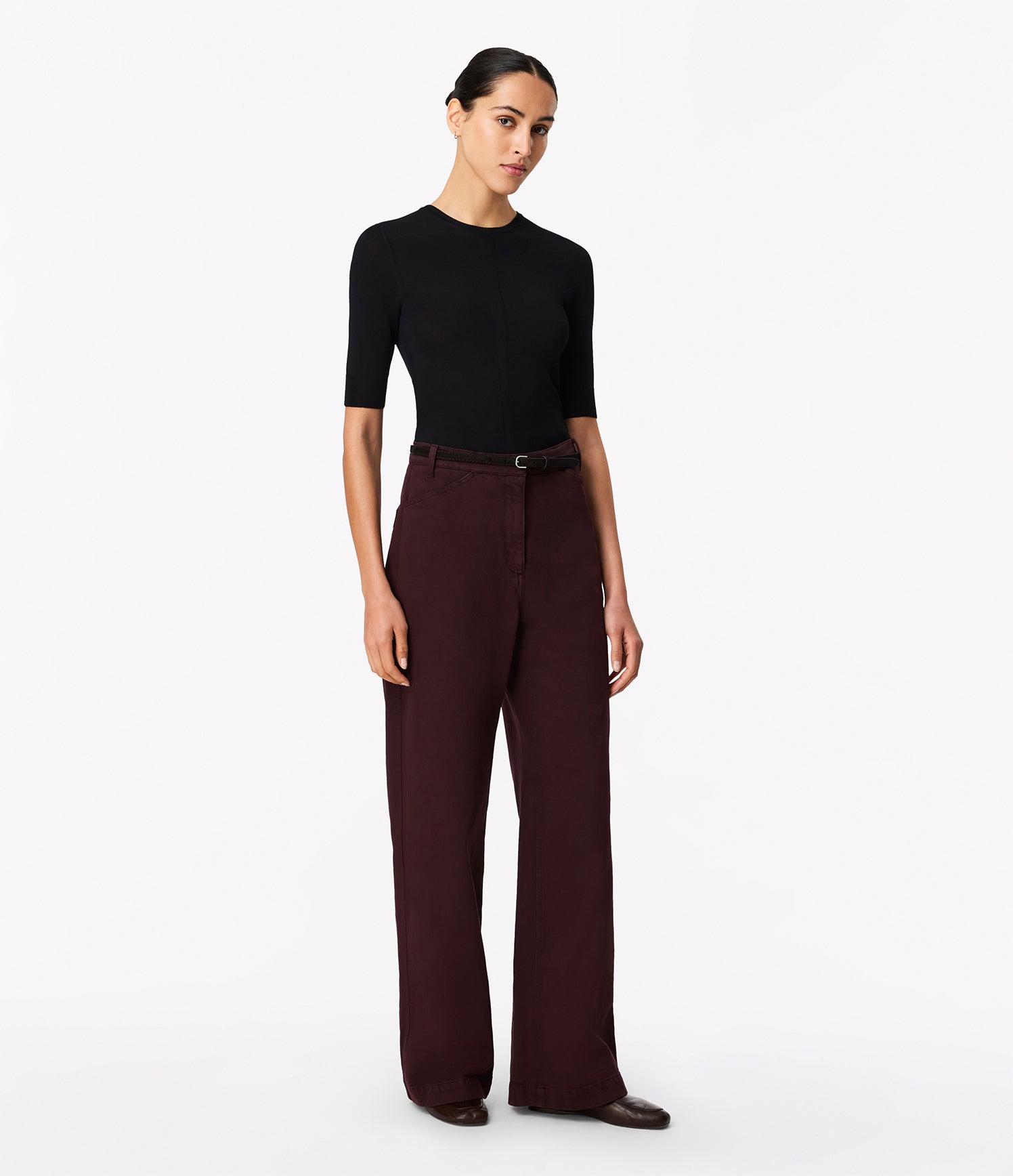 workwear pant overdye plum 2