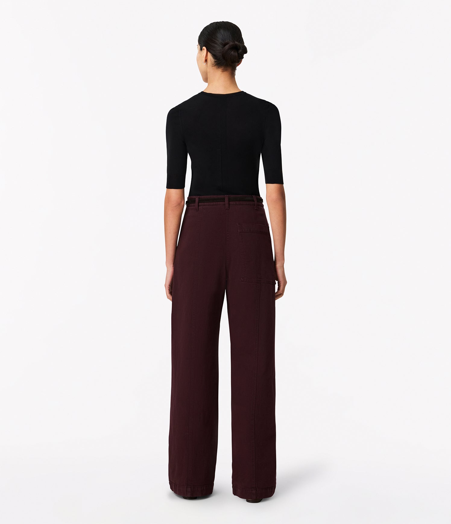 workwear pant overdye plum 3