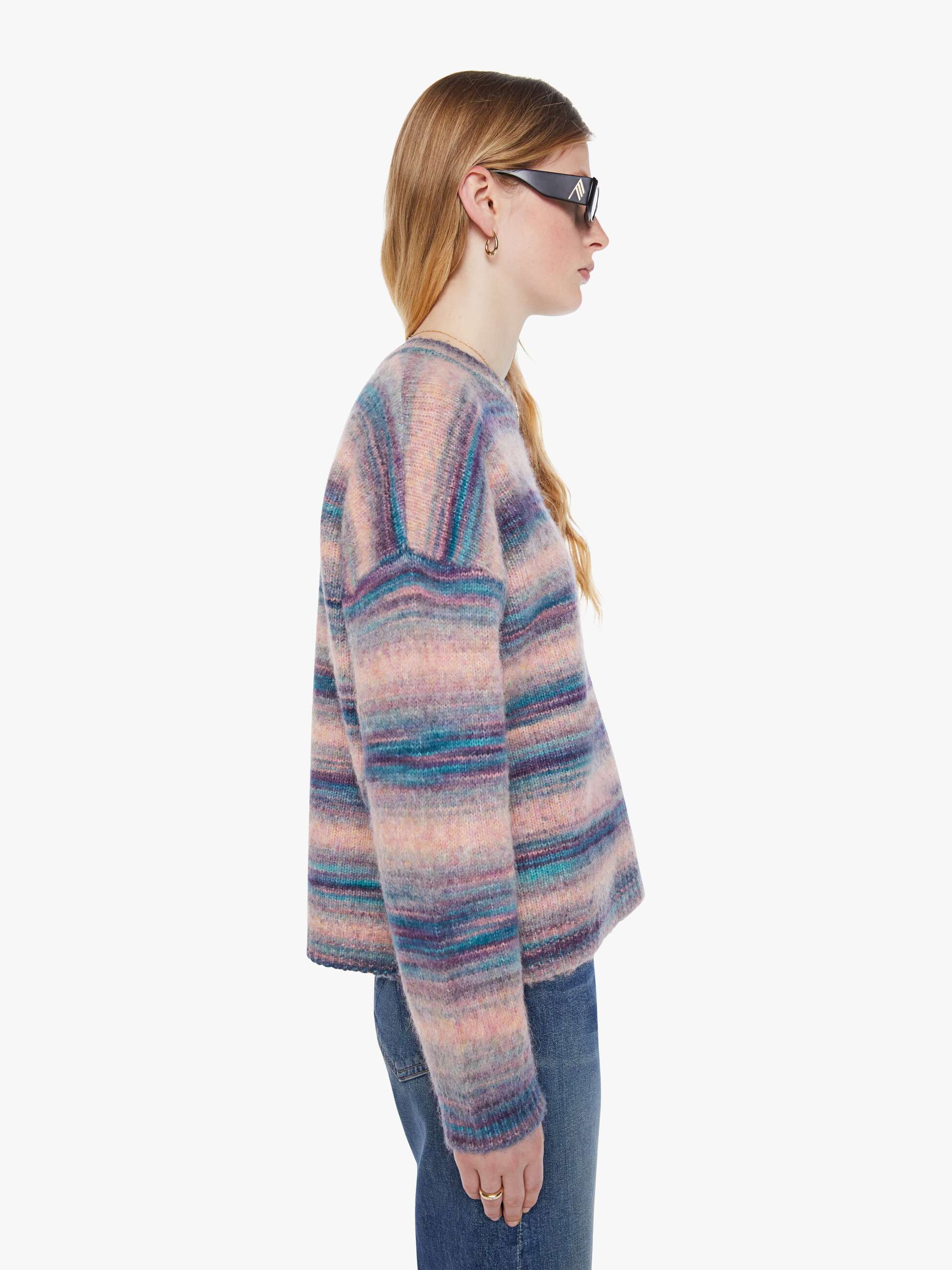 xirena anders sweater pink ombre 3