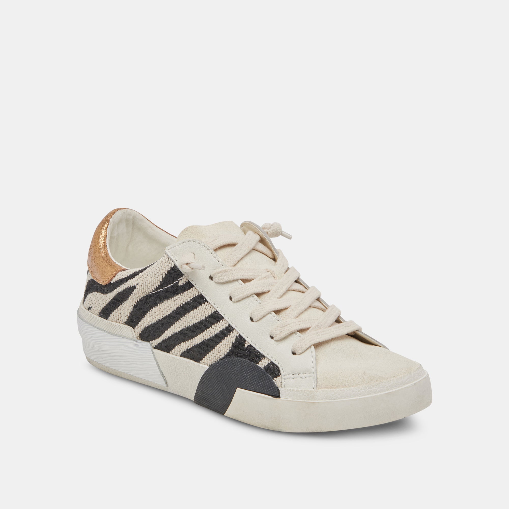 zina sneakers zebra fabric 3