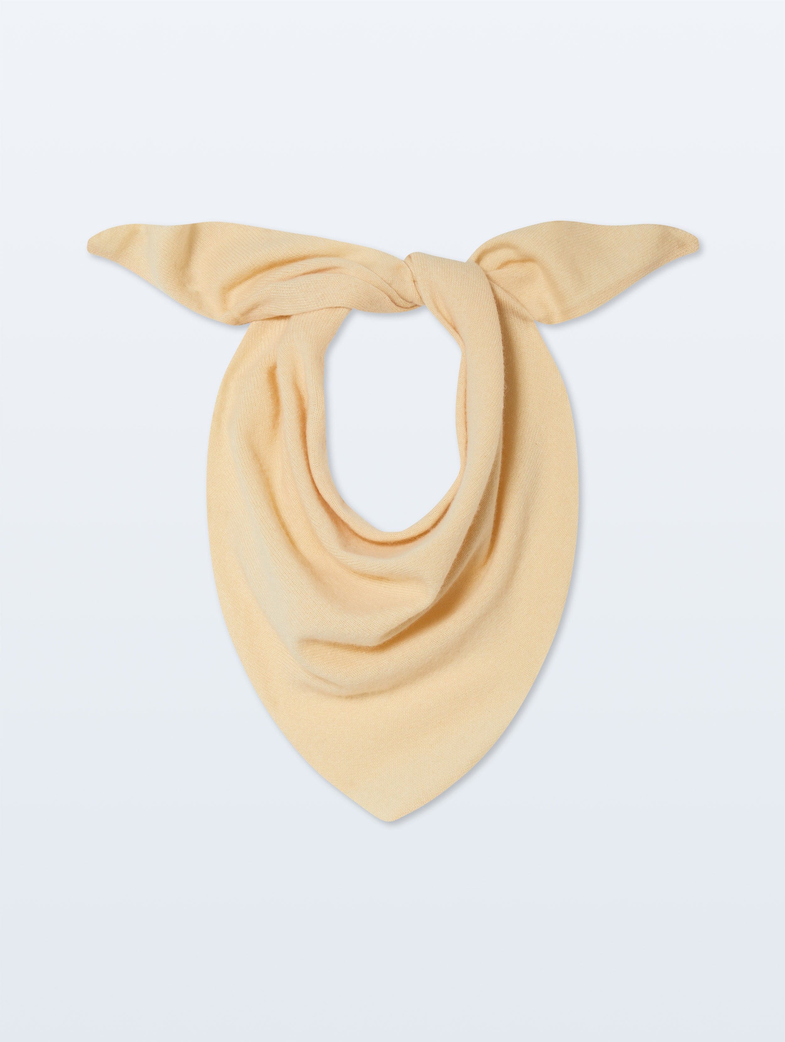 cashmere neckerchief cornsilk 2