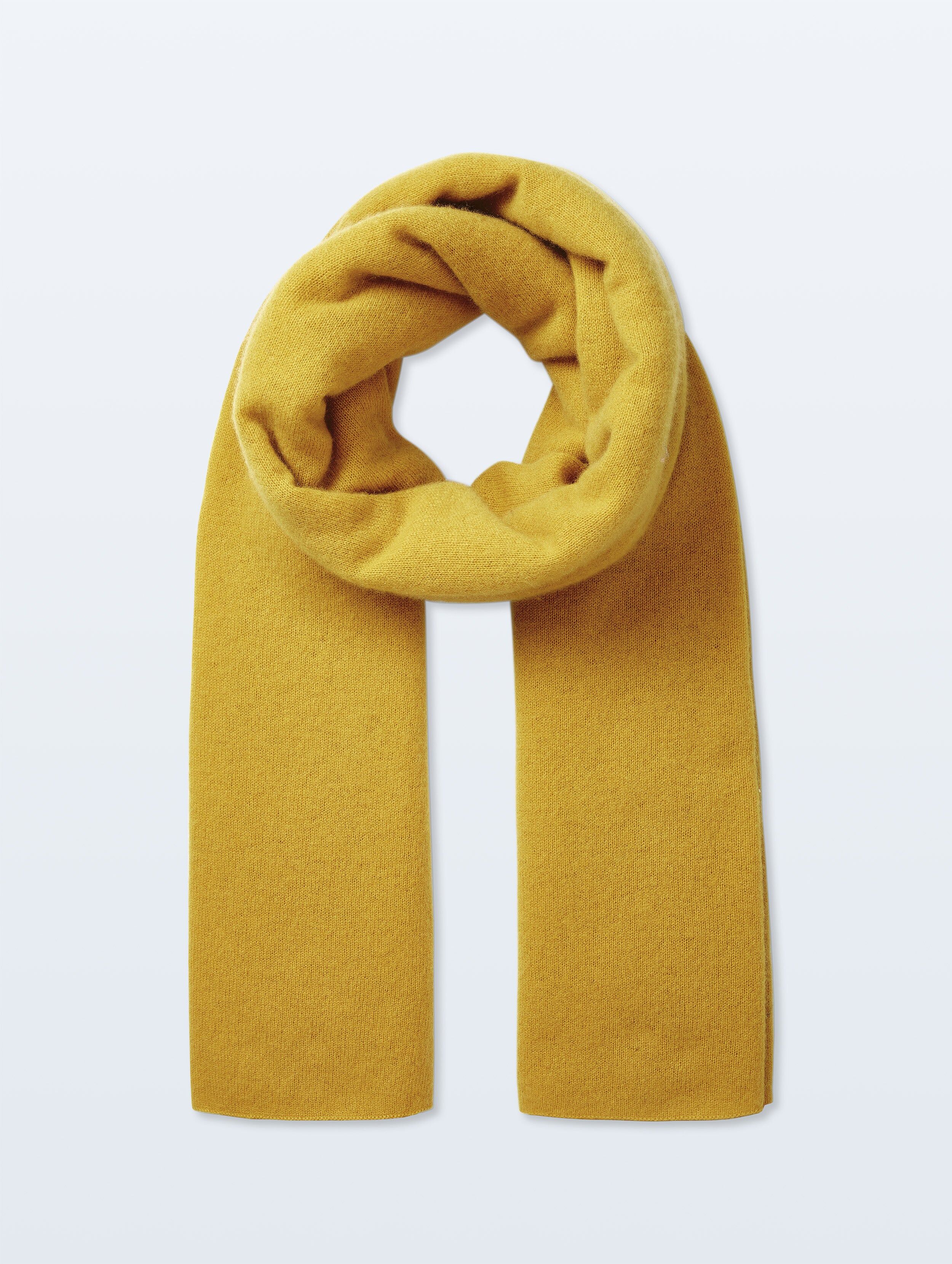 cashmere travel wrap chartreuse yellow 2