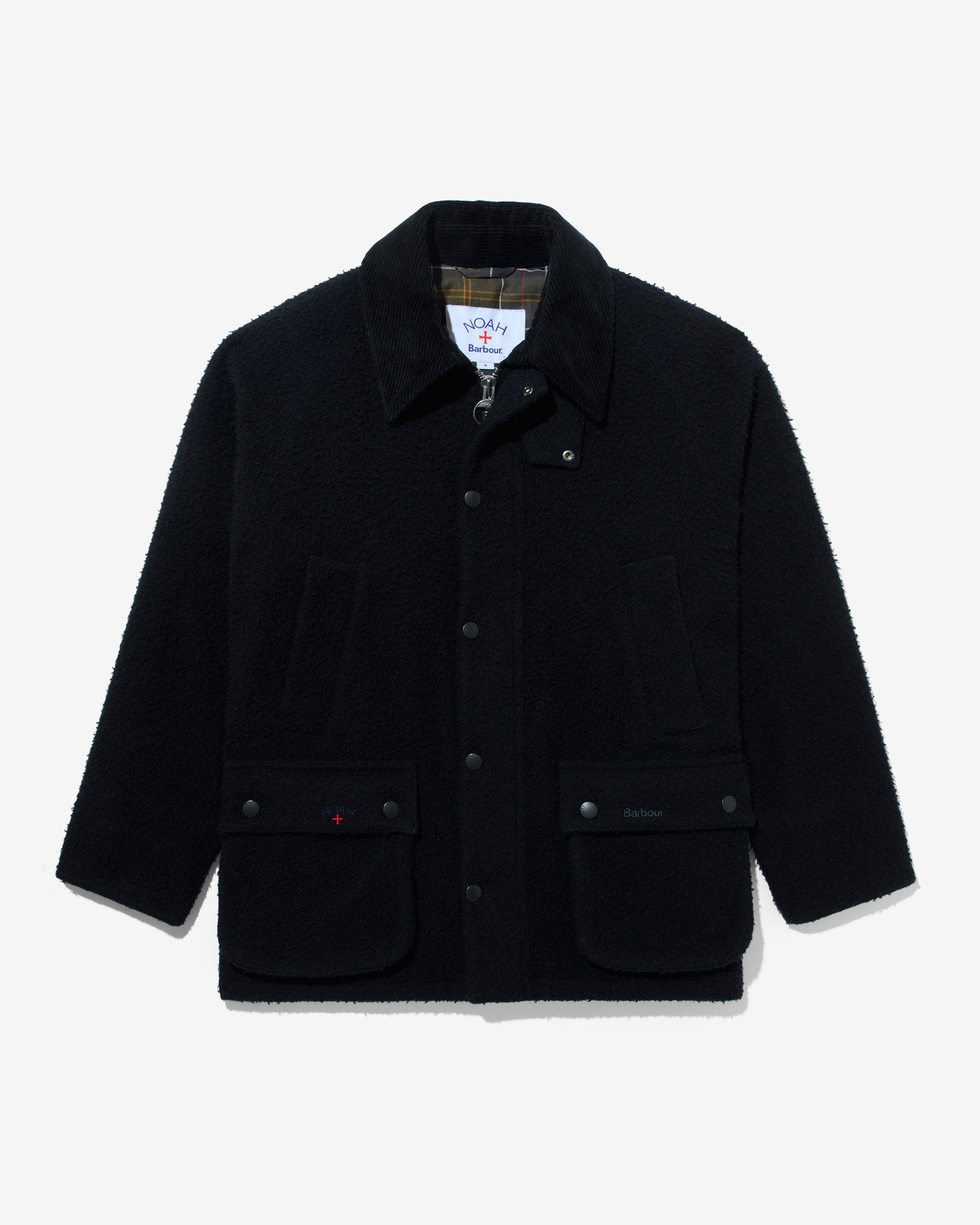 noah x barbour wool teddy bedale jacket 1
