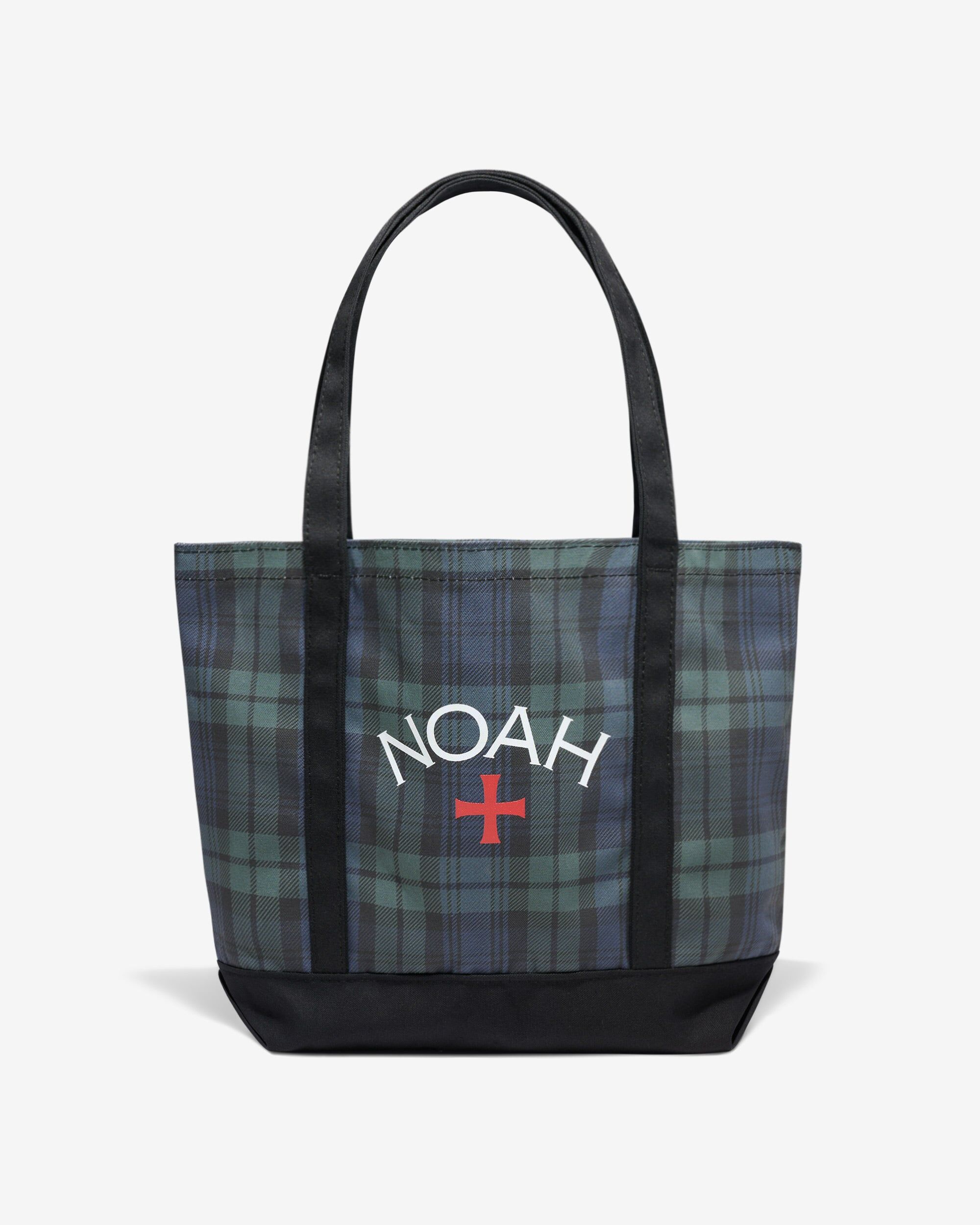 tartan print tote bag 1