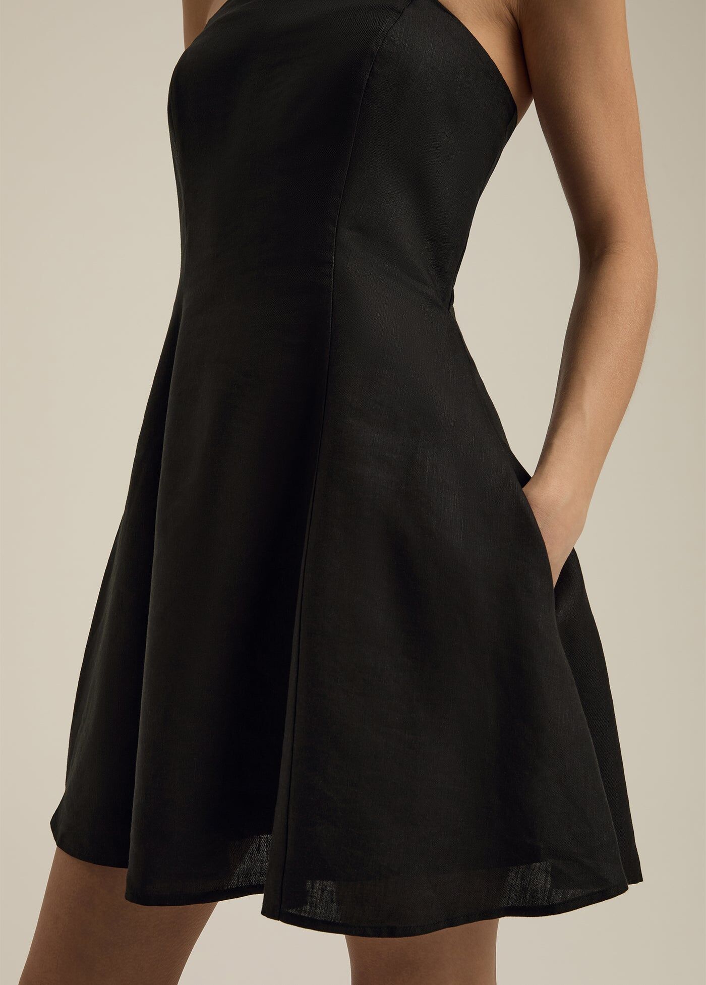 the favorite mini linen dress 2
