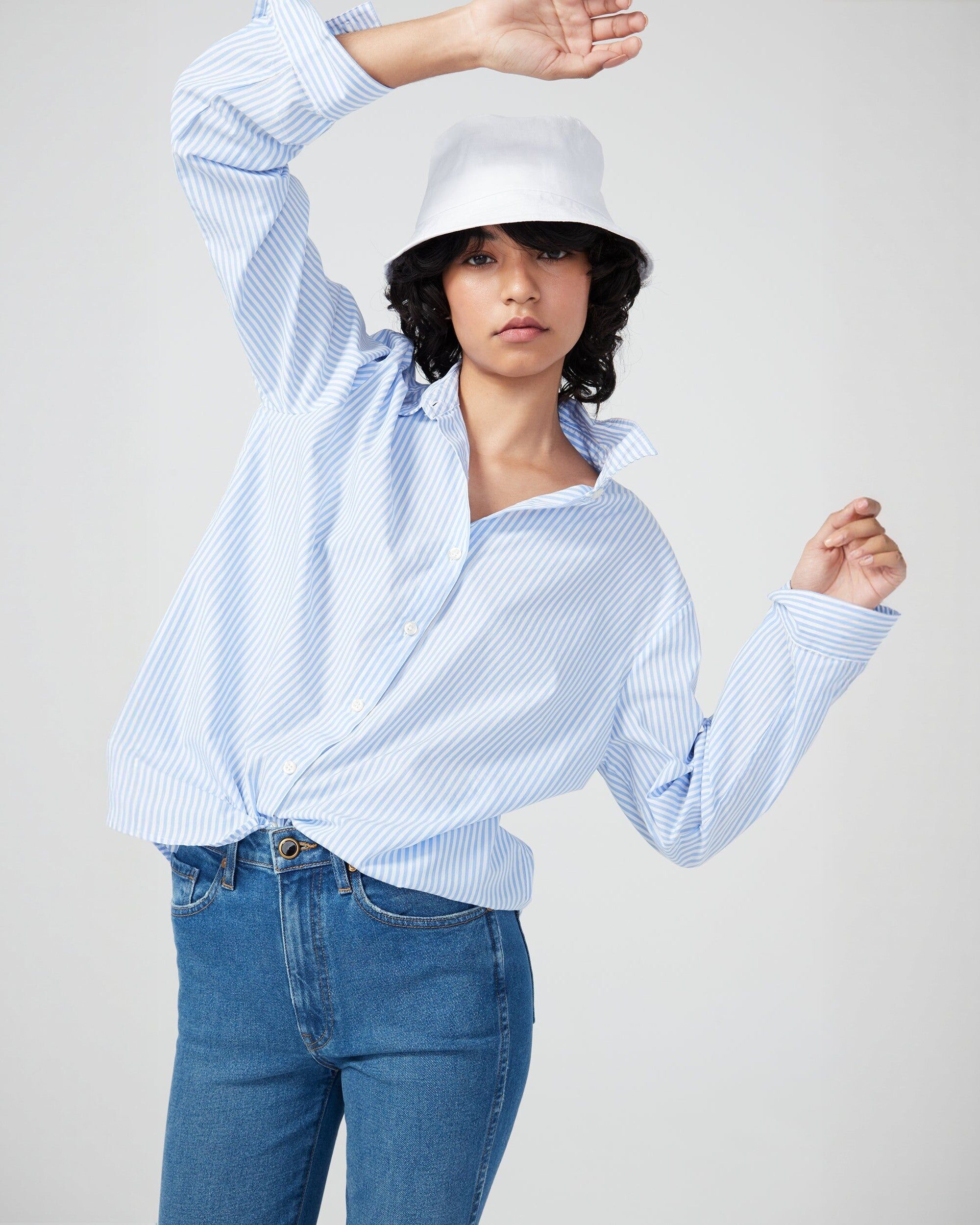 the hutton oversized shirt whitesky 2
