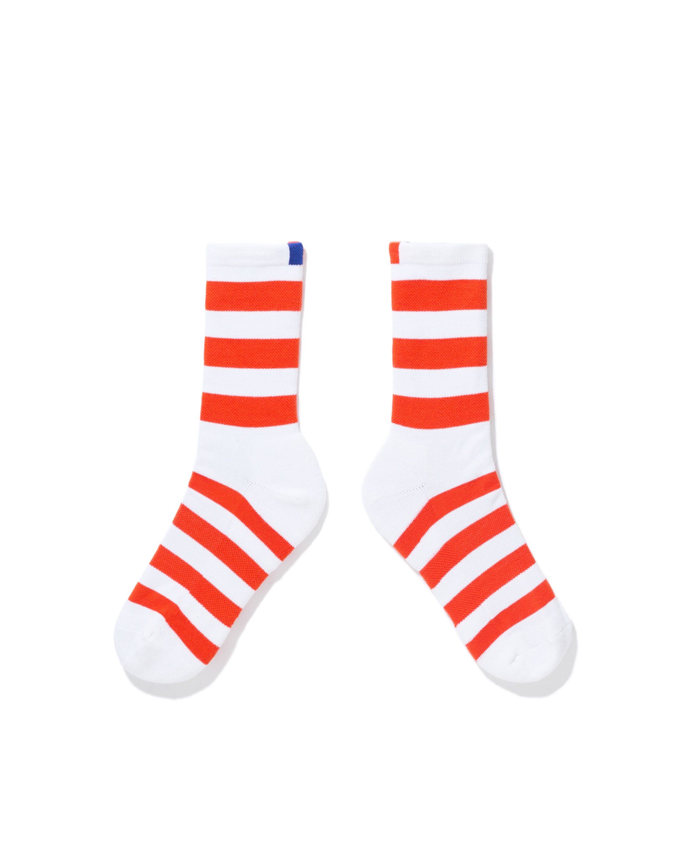 the womens striped sock whitepoppy 1
