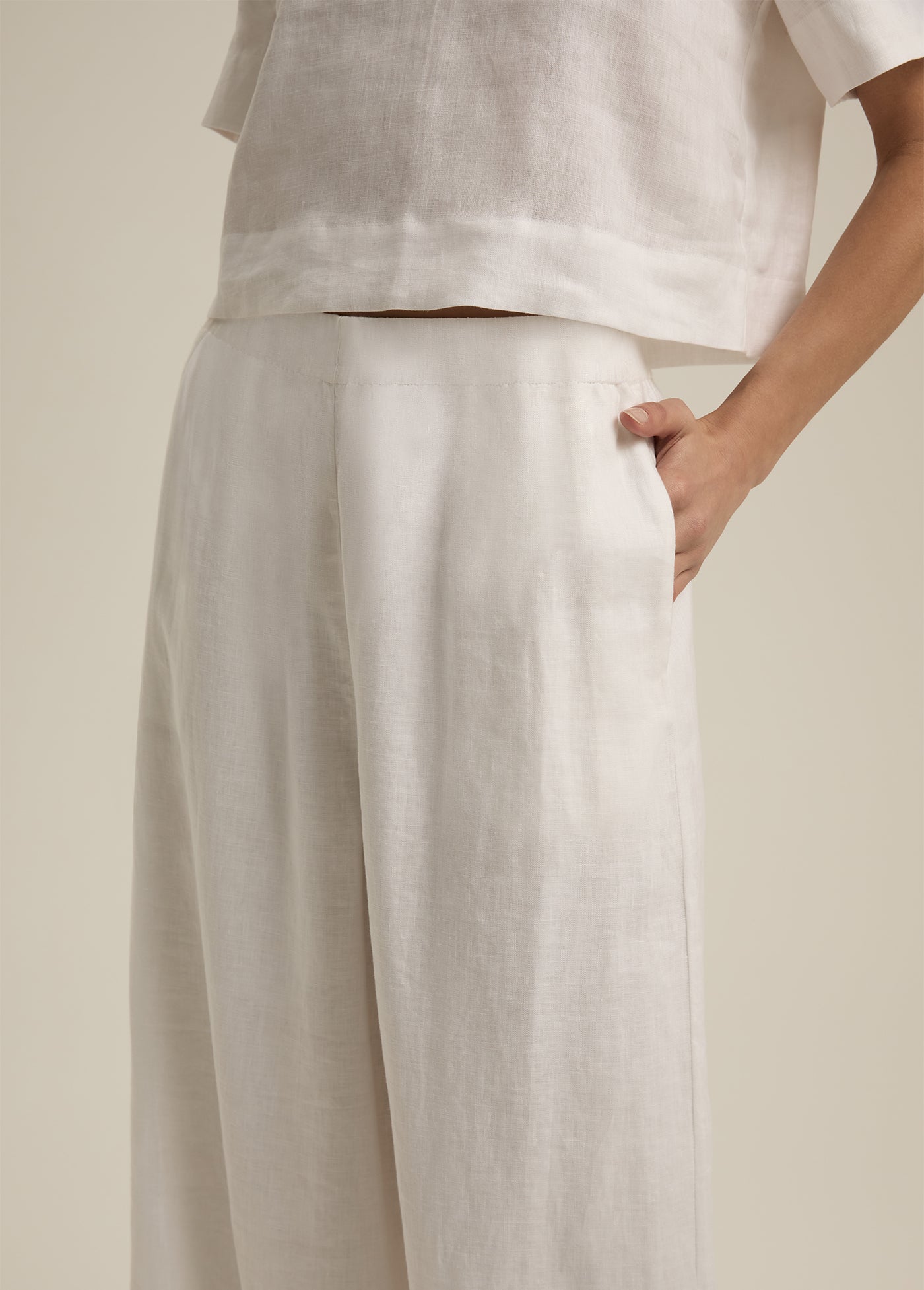 wide leg linen pant 2
