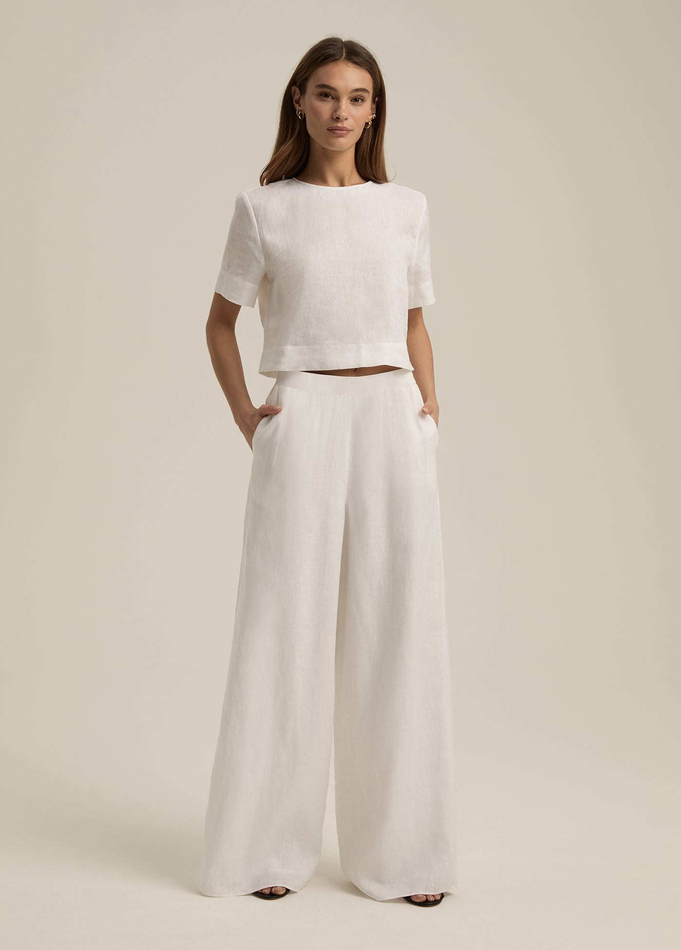 wide leg linen pant 3