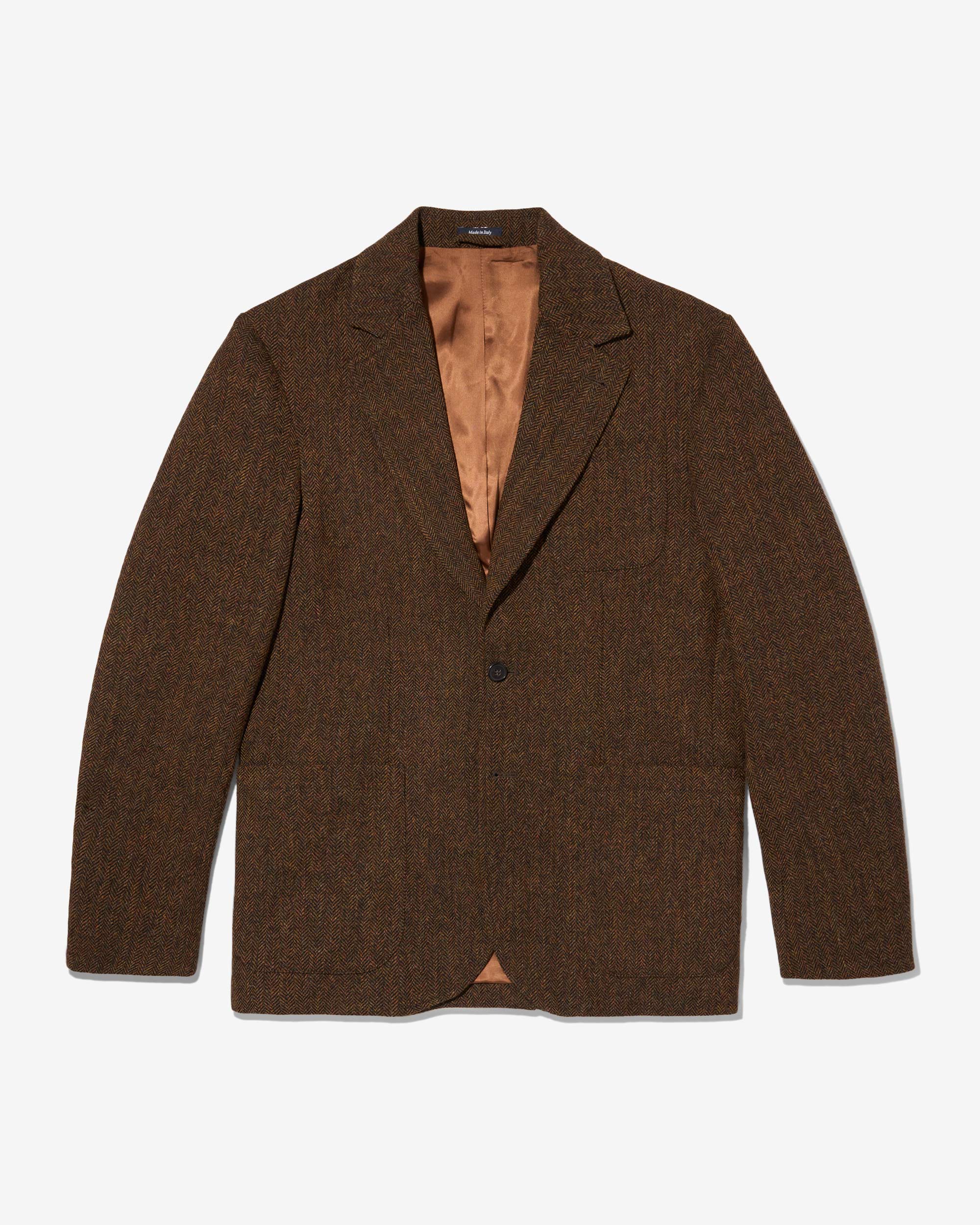 wool herringbone sack jacket 1