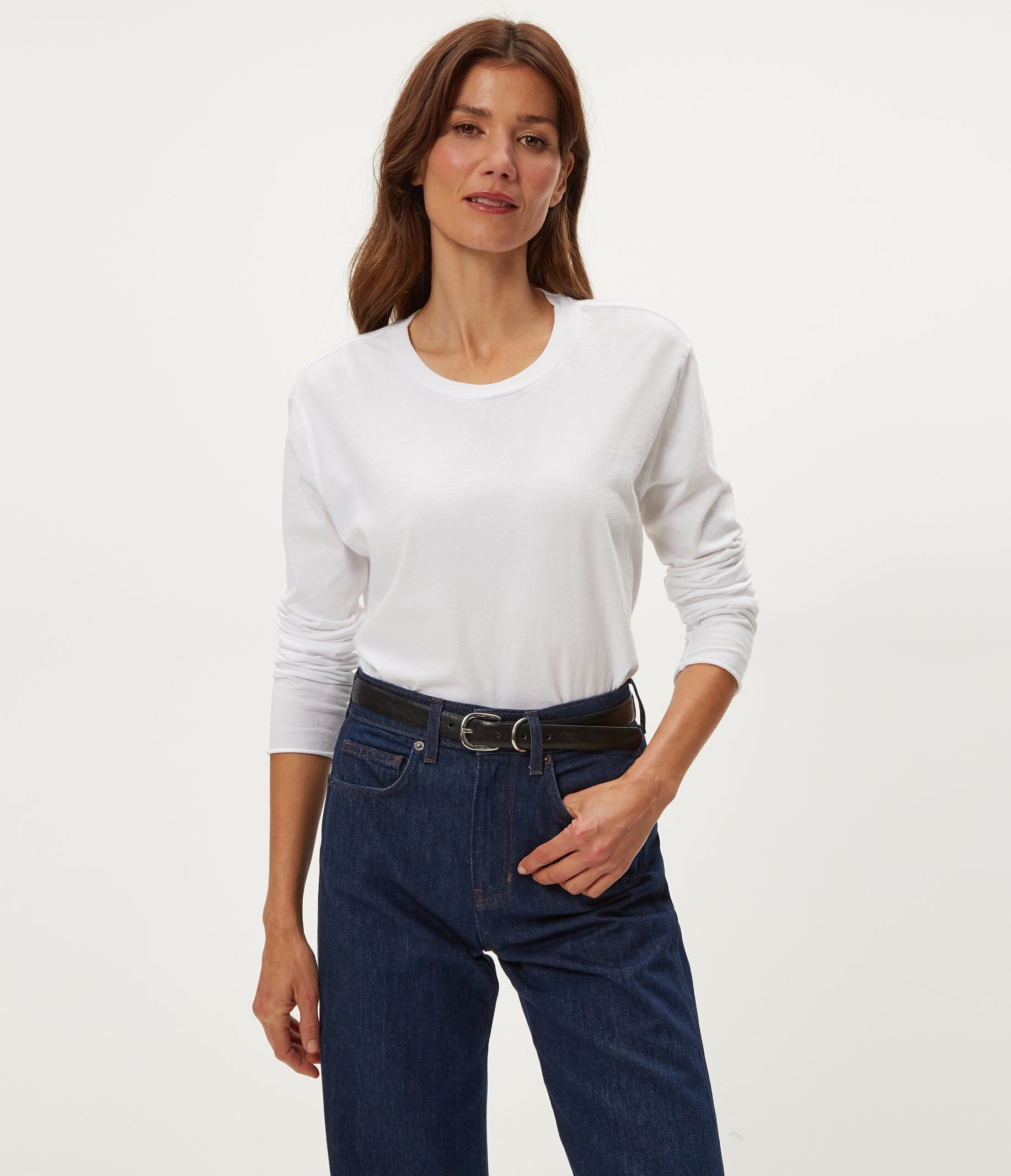 aiko crewneck long sleeve tee 1