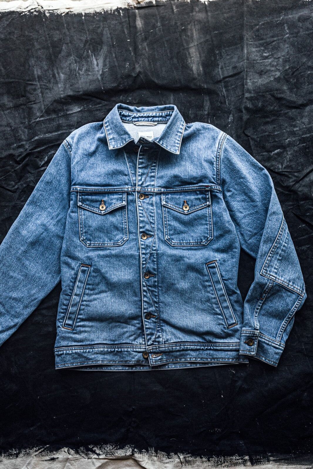 artcher jacket 14oz broken twill denim 2
