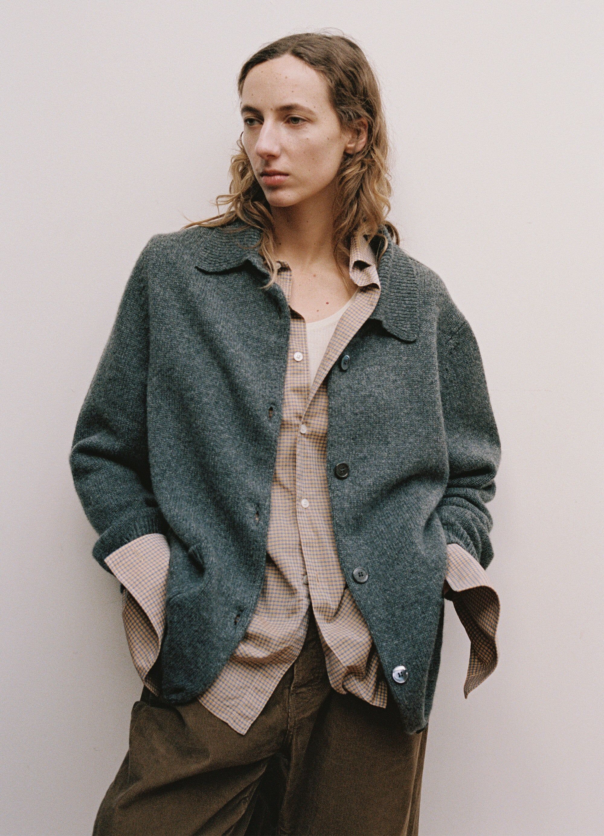 cashel chore jacket in derby grey 2