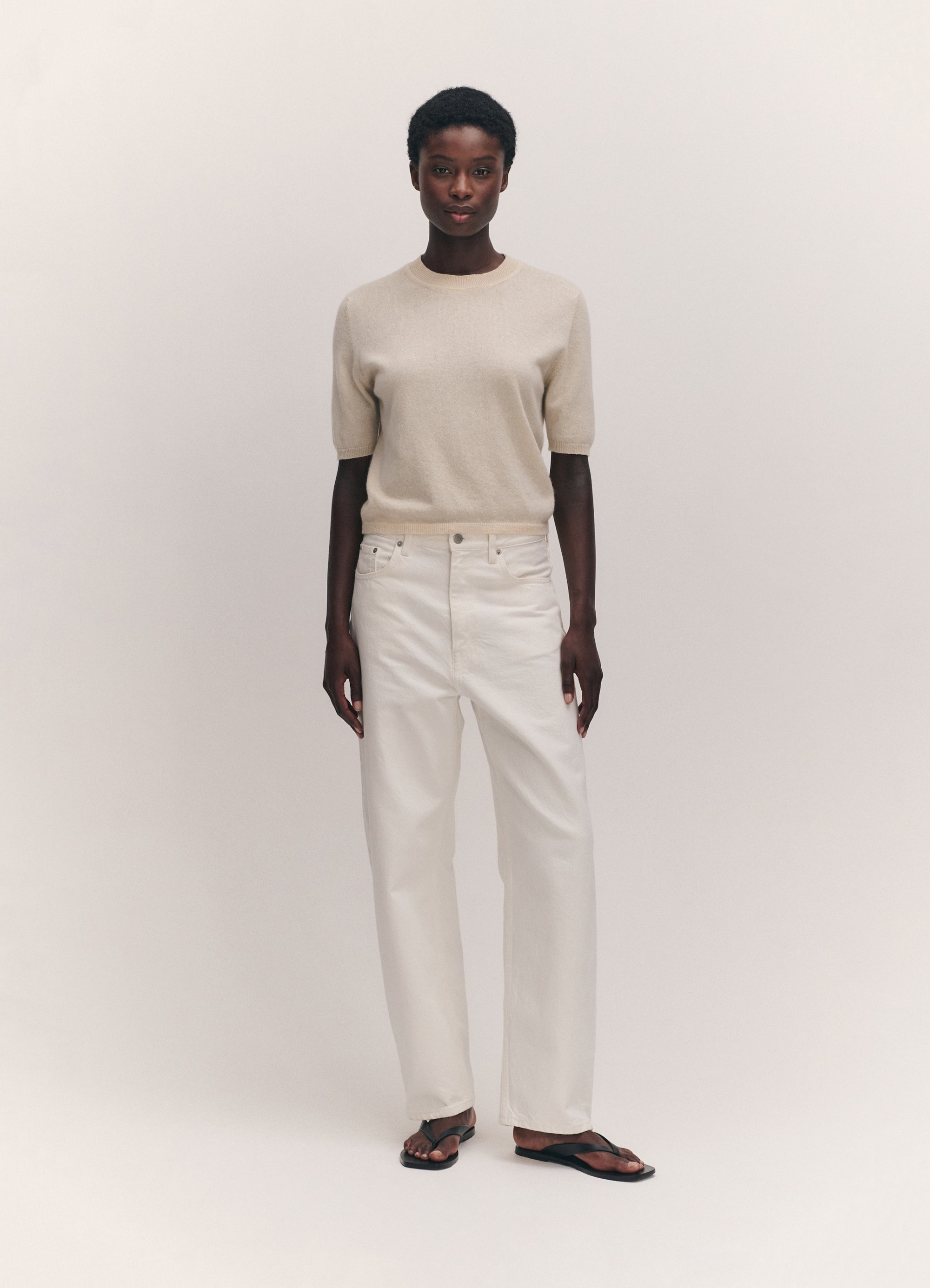 emer cashmere t shirt in canvas 3