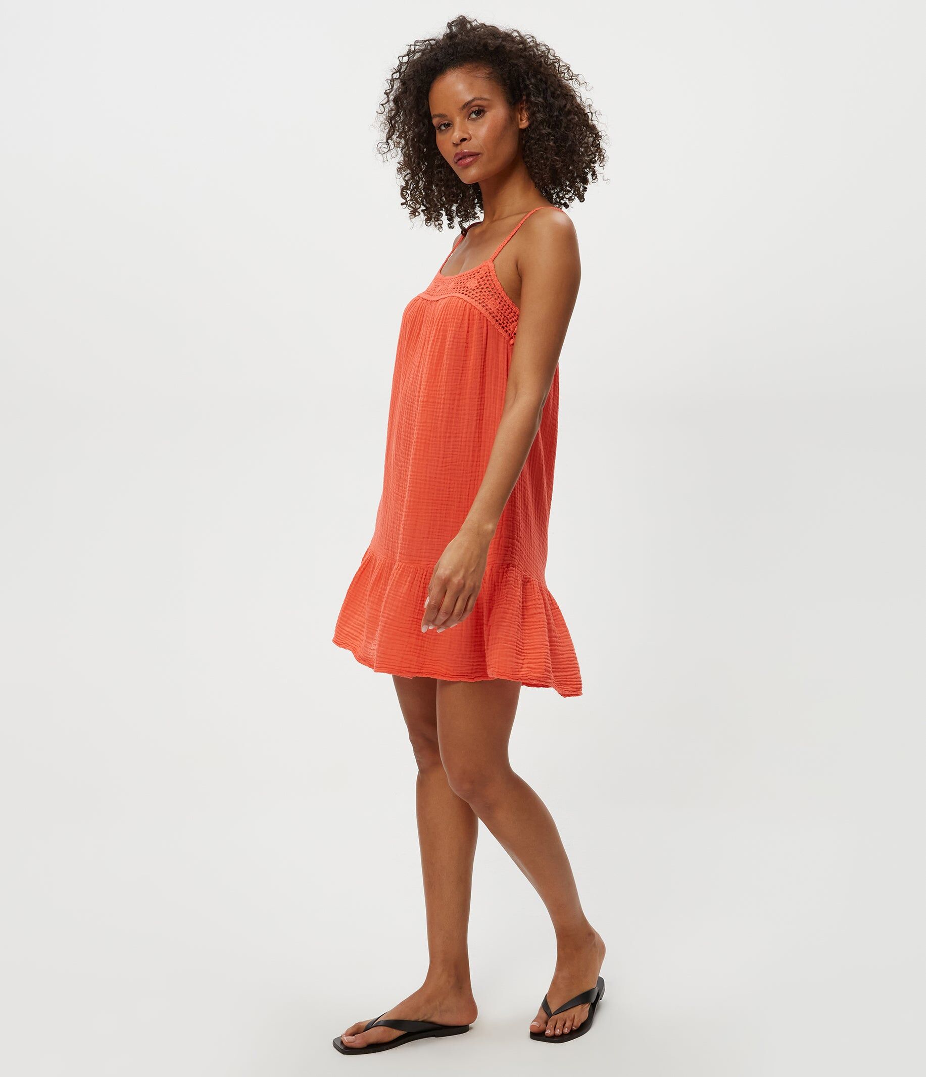 emree crochet trim mini dress 3