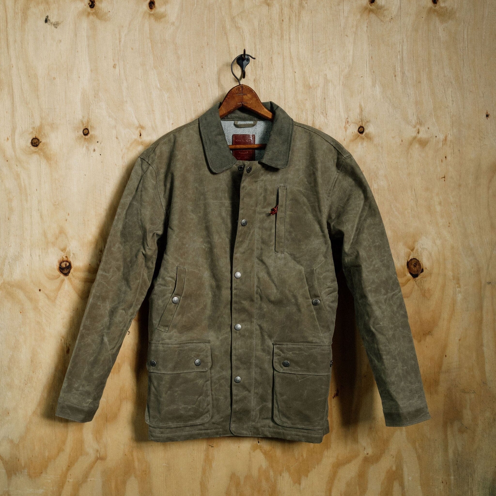 field jacket waxed tan 1